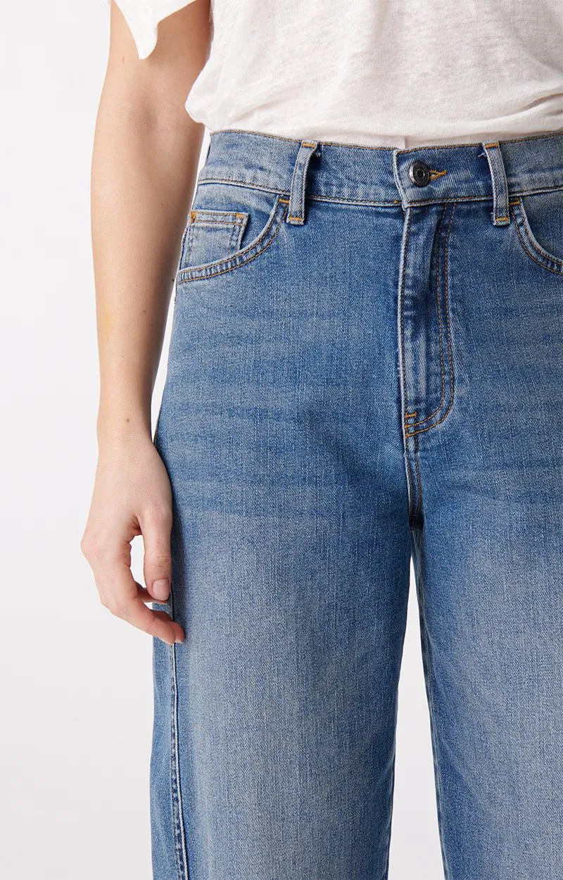 Jeans Caleb Mom 1eva69-v04005 Blau-Grau