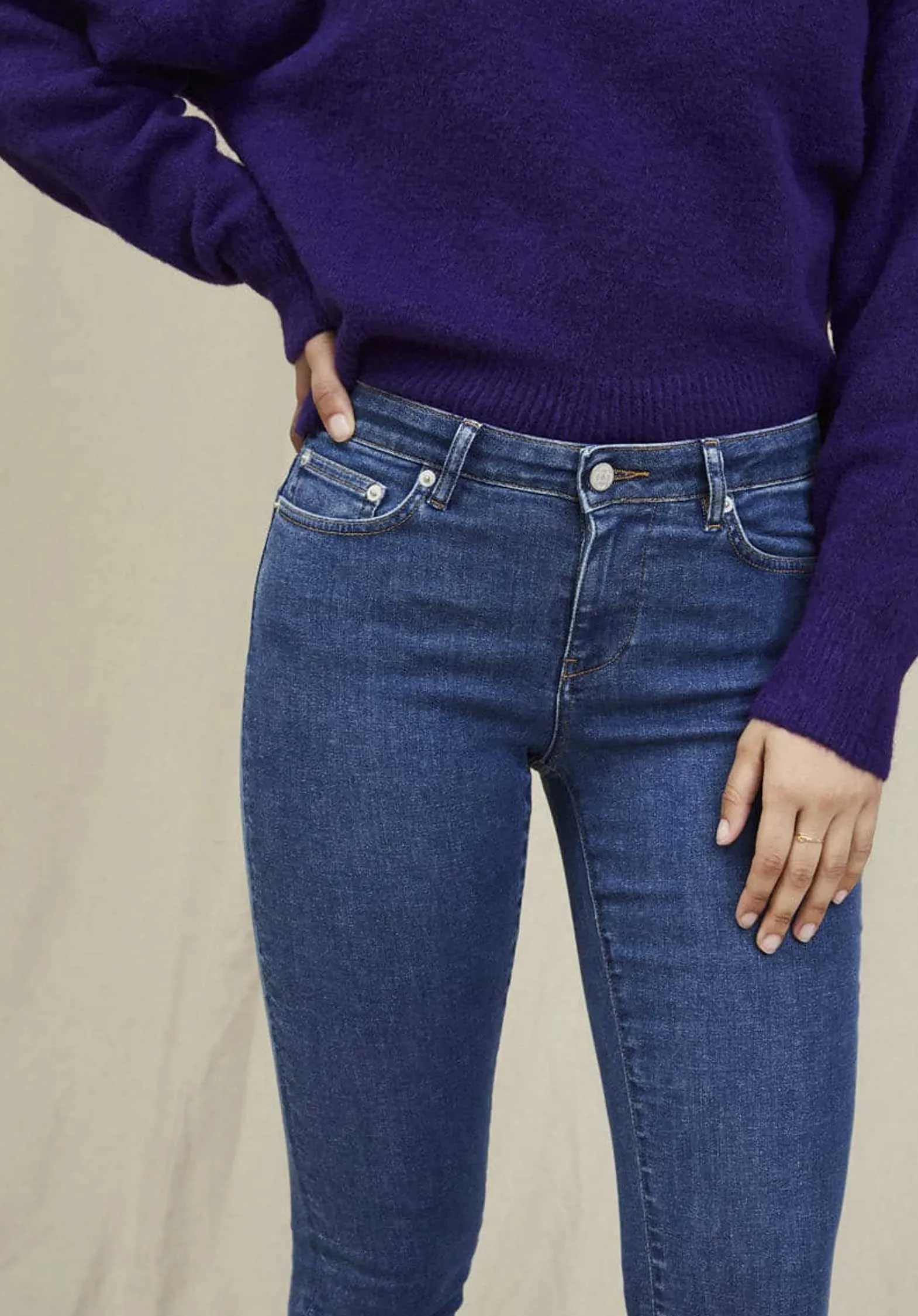 Jeans Go0001-232 Mittelblau