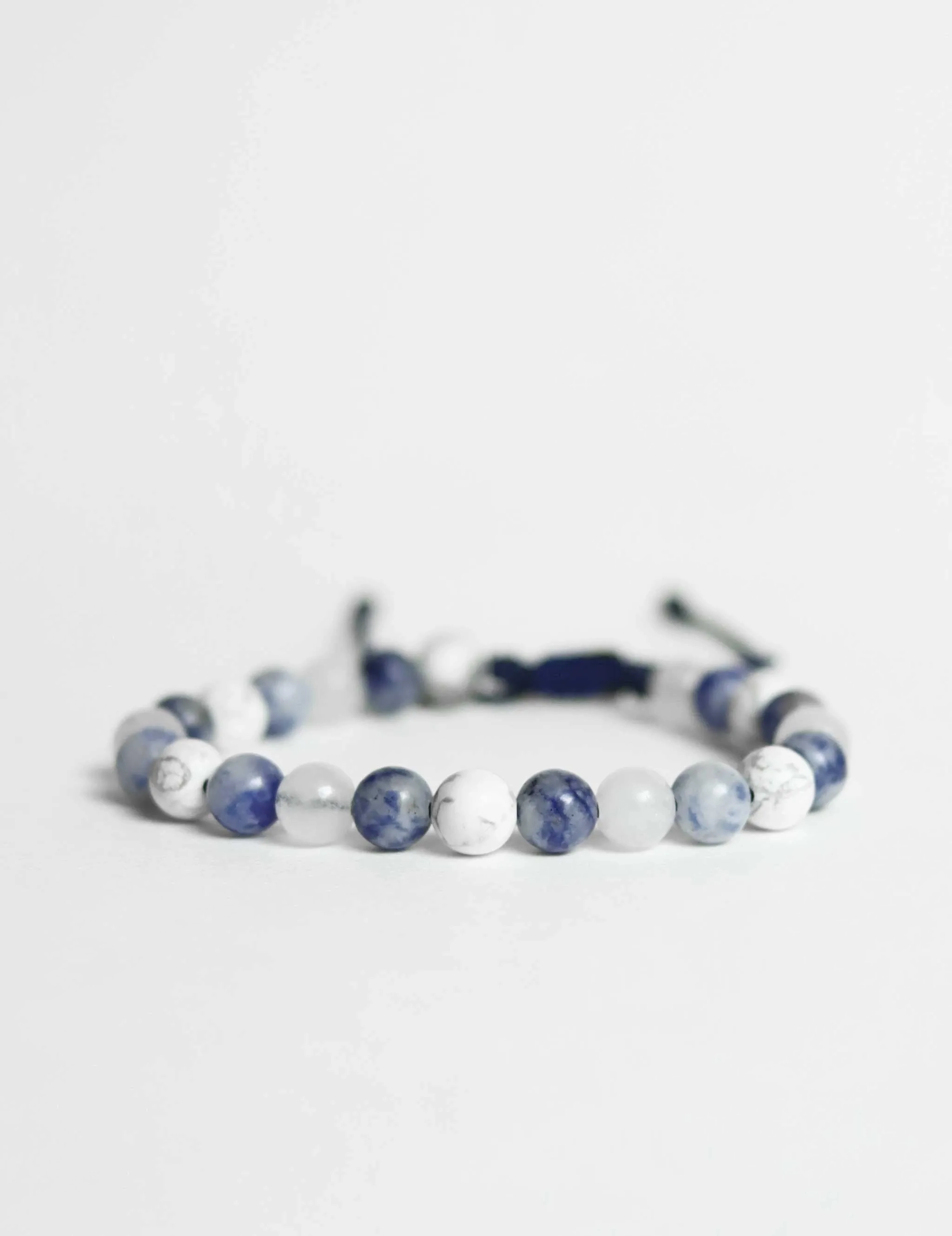 Jerico Howlite &amp; Sodalite Bracelet (6mm)
