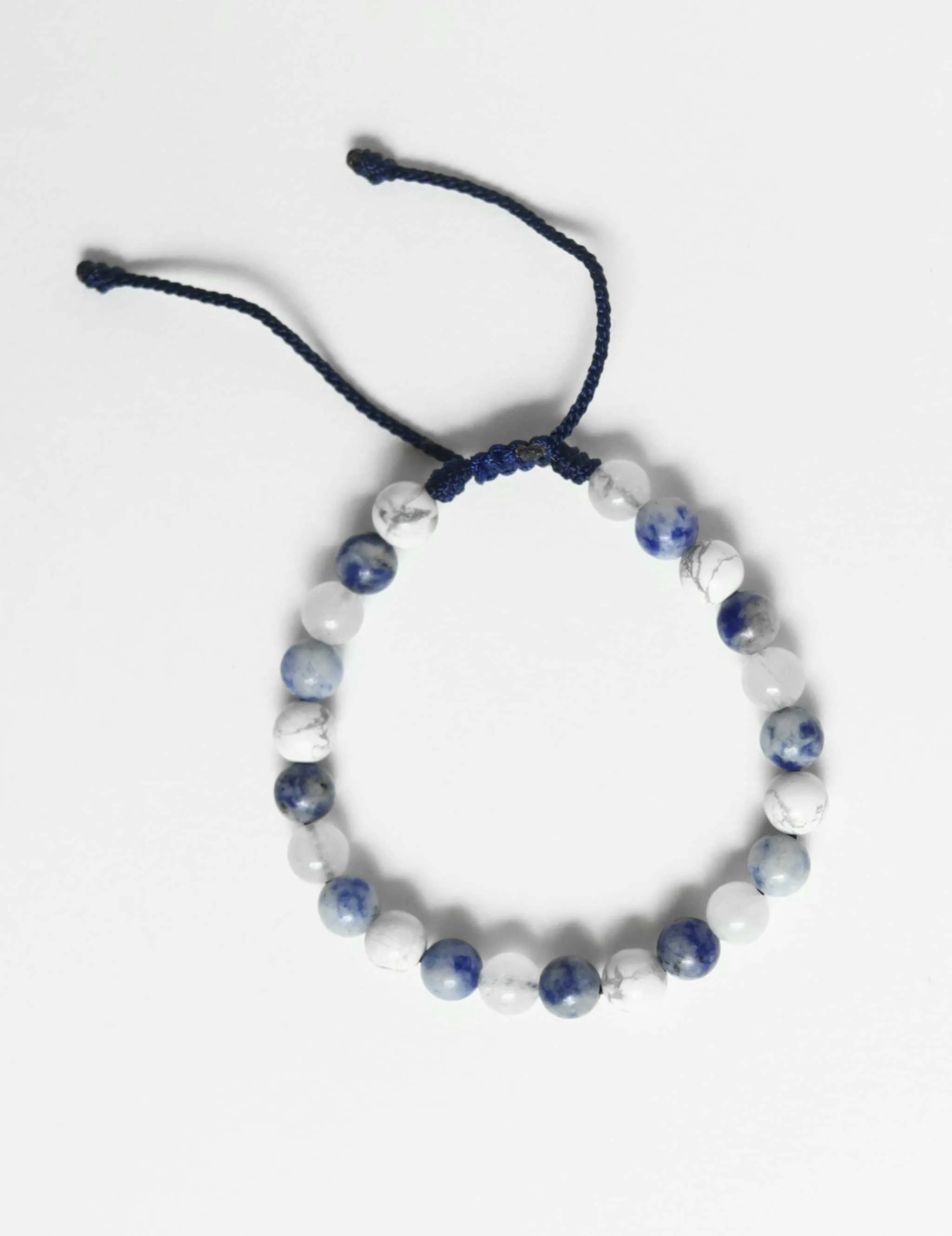 Jerico Howlite &amp; Sodalite Bracelet (6mm)