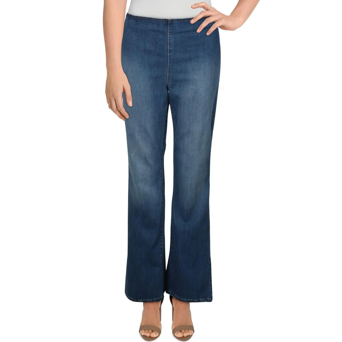 Jessica Simpson Damen High Waist Pull On Kontur Flared Jeans