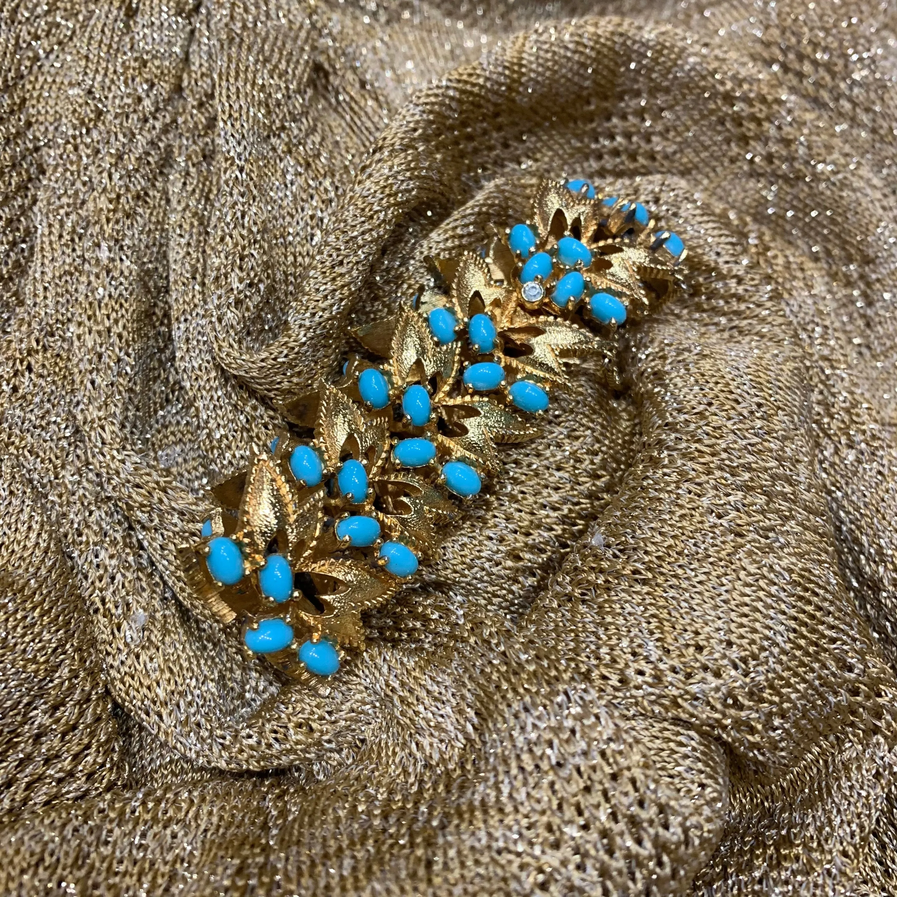 Jomaz Turquoise Gold Vintage bracelet