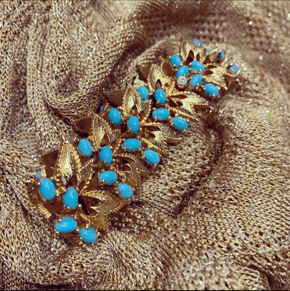 Jomaz Turquoise Gold Vintage bracelet
