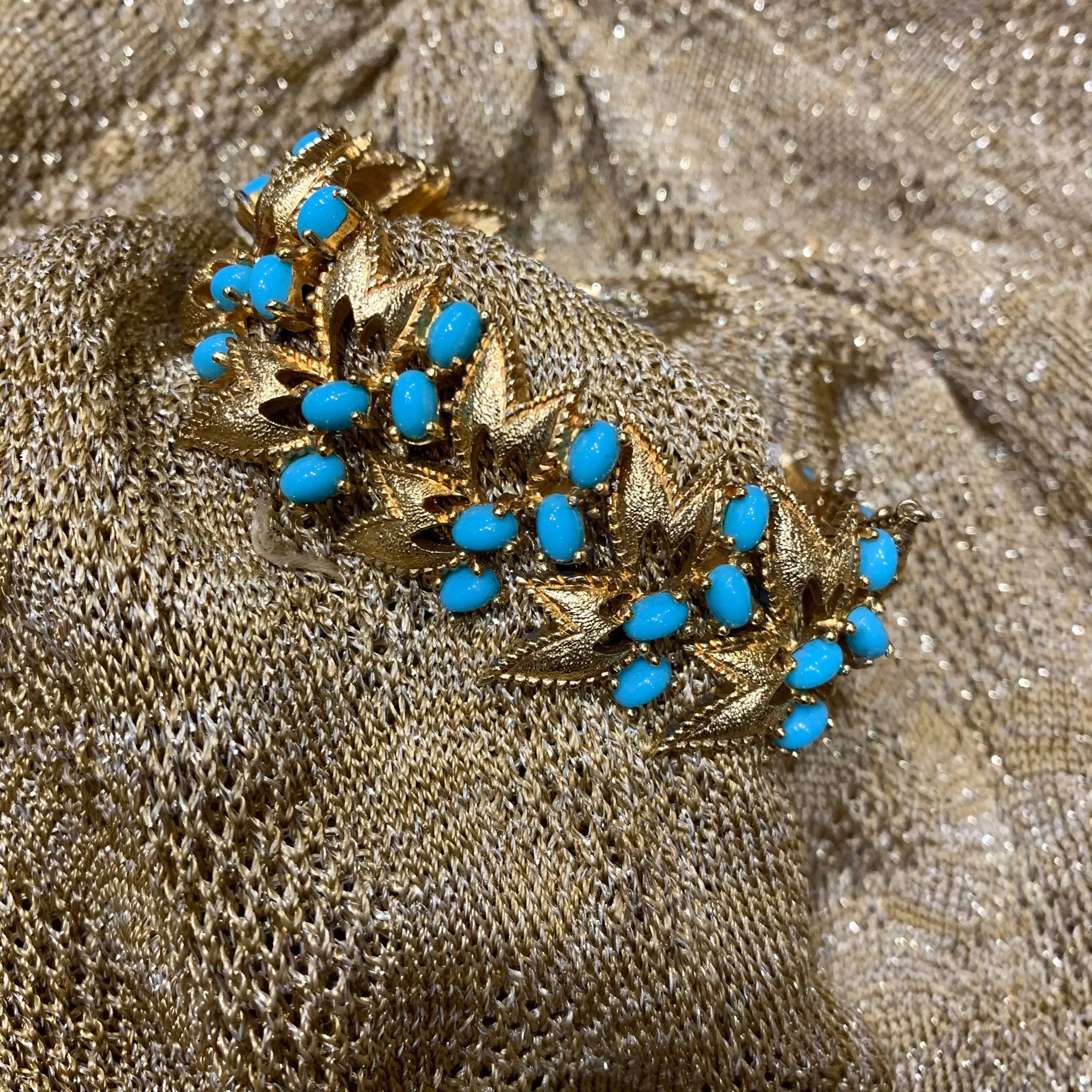 Jomaz Turquoise Gold Vintage bracelet