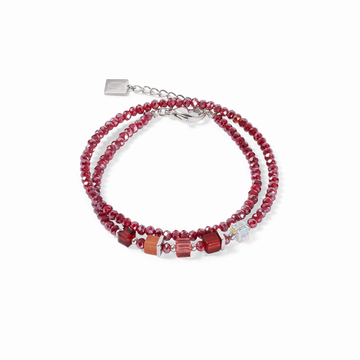 Joyful Colours Update Bracelet silver-red