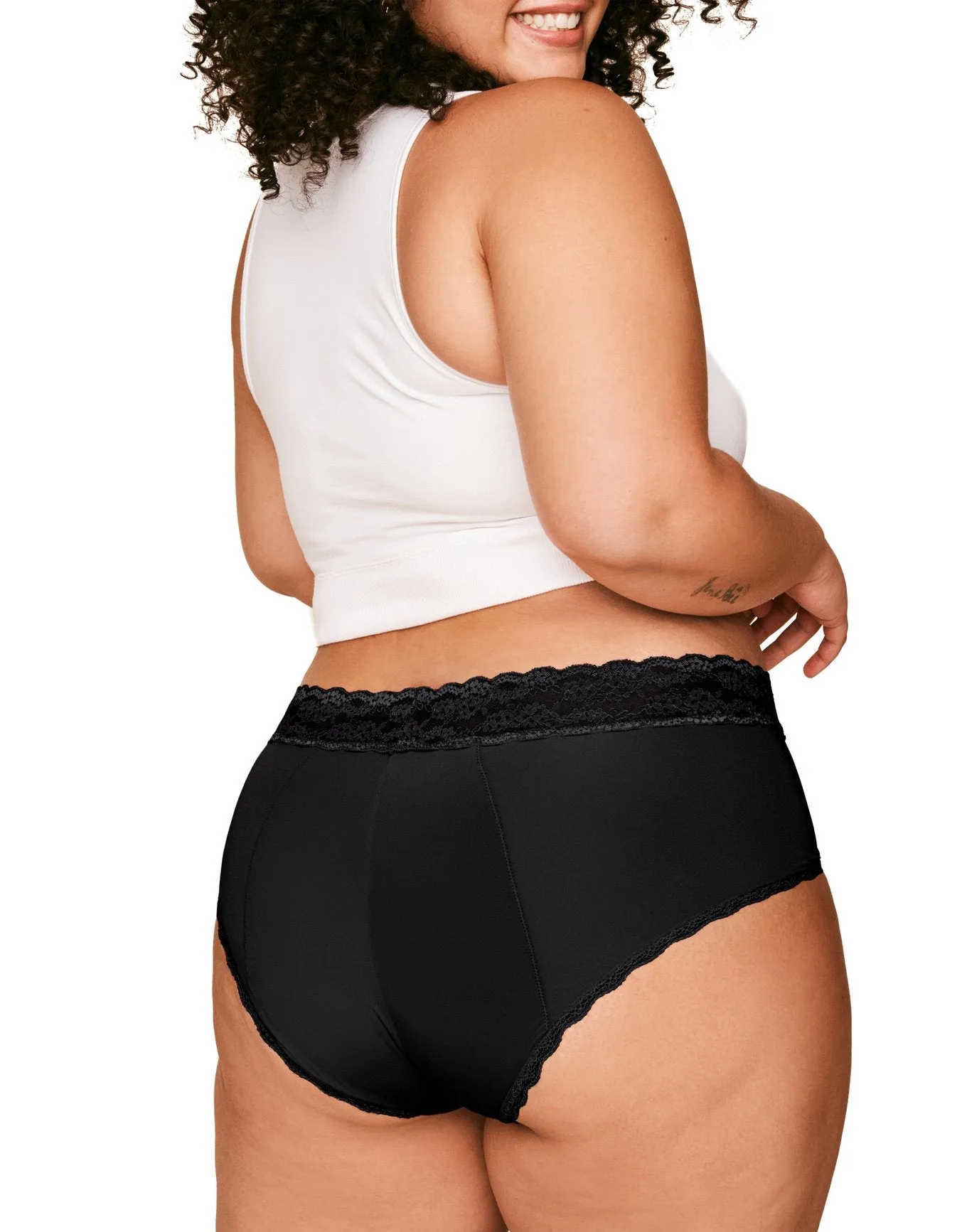 Joyja Amelia Damen Plus-Size High Waisted Period-Proof Slip