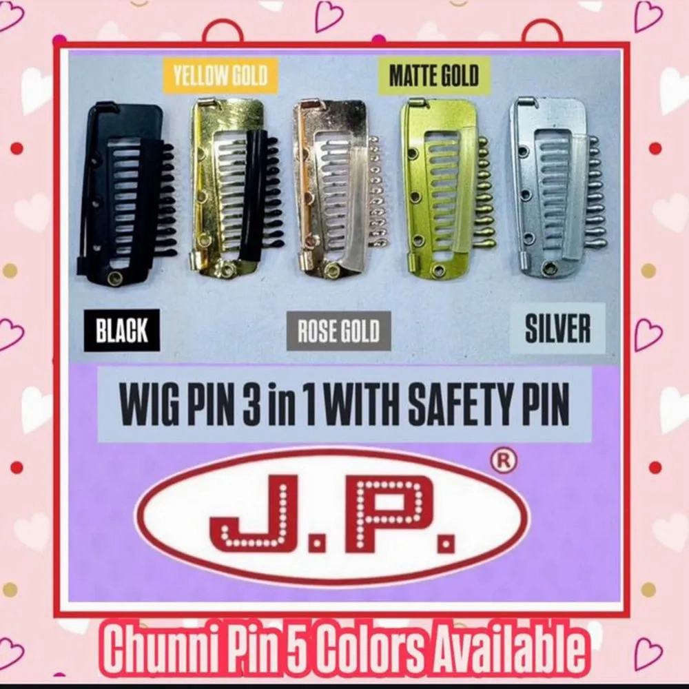 JP Hair Pins Chunni Pallu Wing PIN 3in1 Product  Hair Accessories for Girls &amp; Women