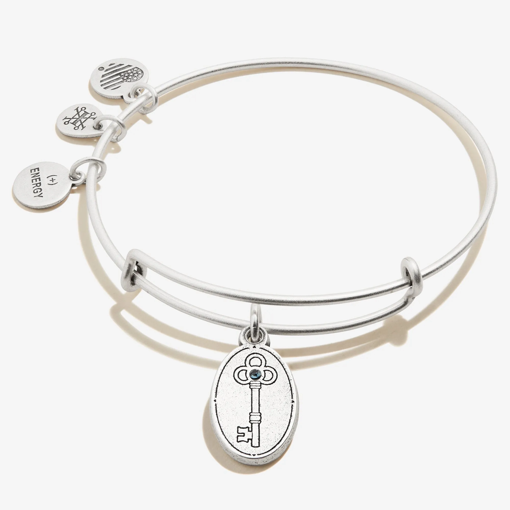 Key to Wisdom Charm Bangle