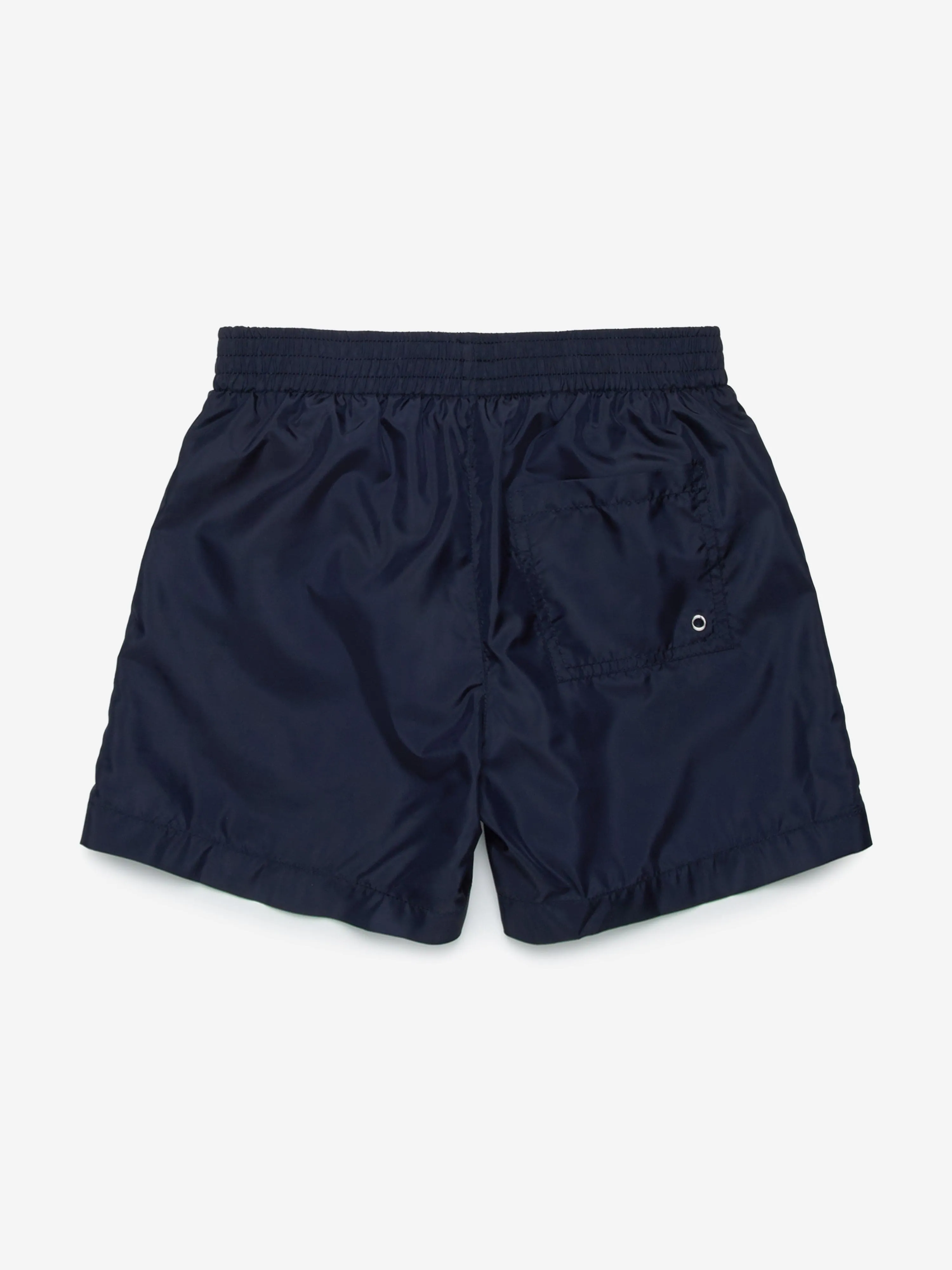 Kinder Logo Badeshorts in Marineblau