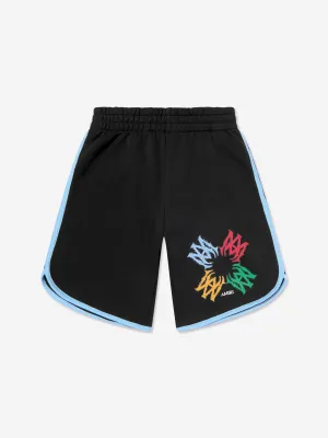 Kids MA Quad Scribble Shorts in Schwarz