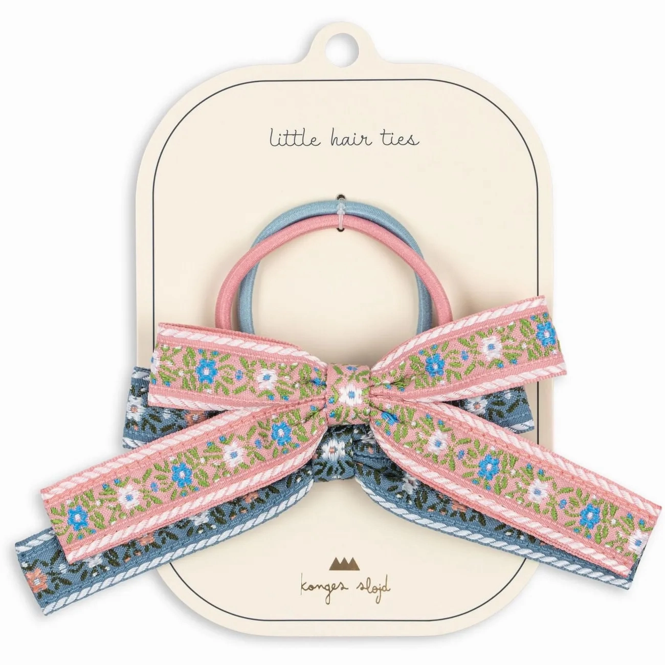 Konges Sl?jd 2-Pack Elastics Bow Sorbet