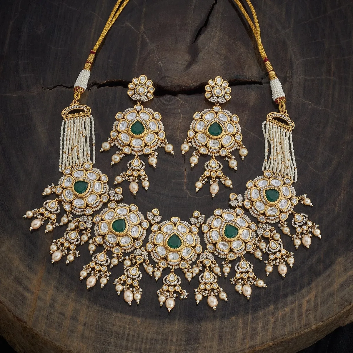 Kundan Necklace 163990