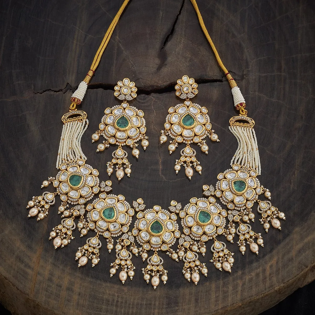 Kundan Necklace 163990