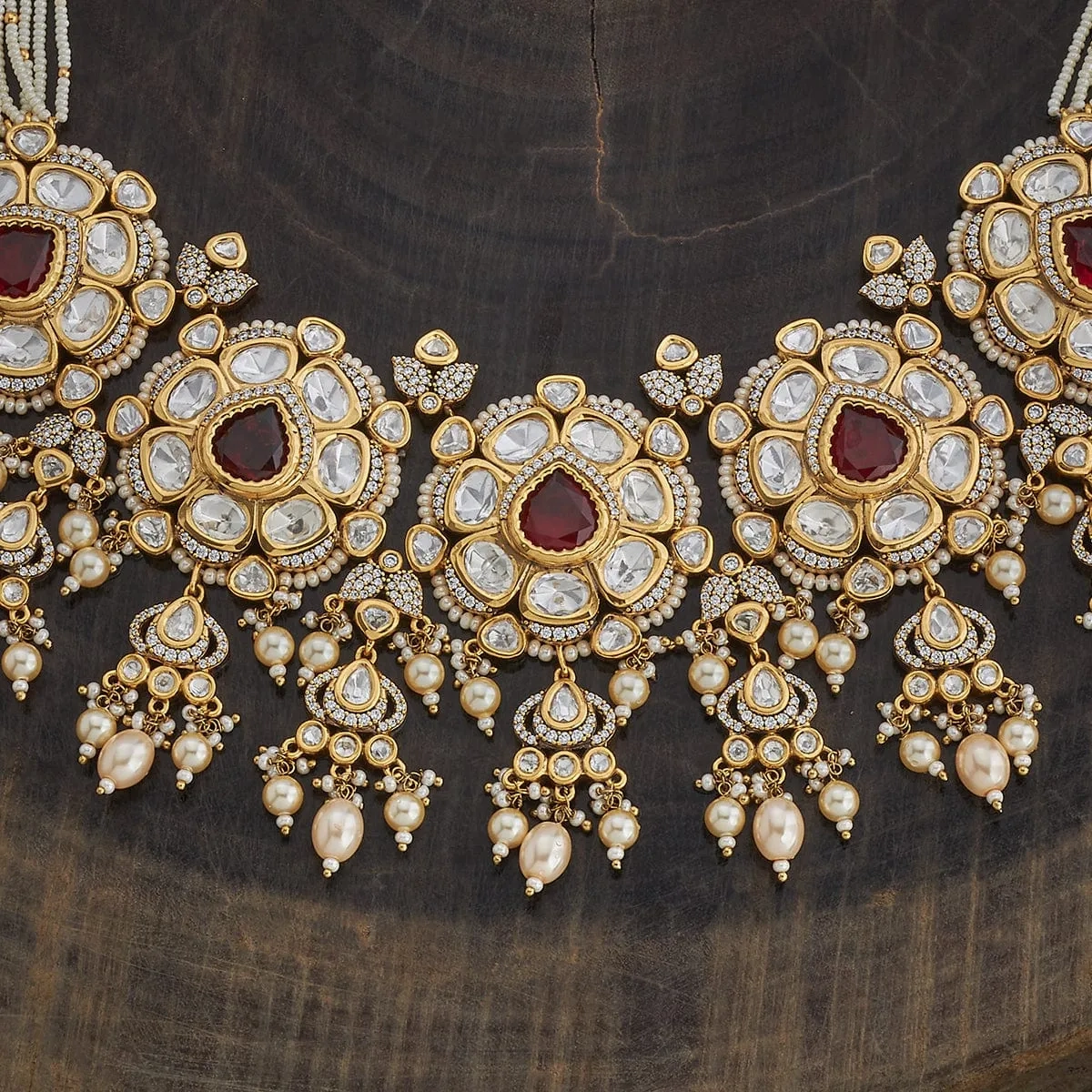 Kundan Necklace 163990
