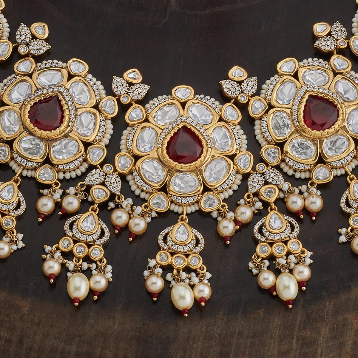 Kundan Necklace 163990