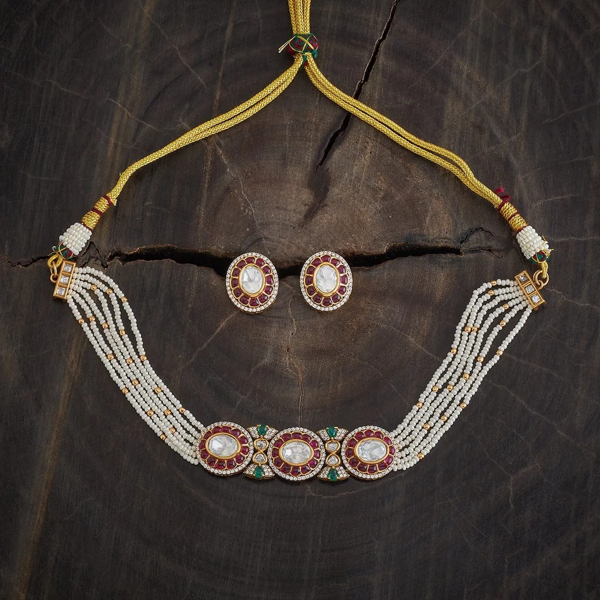 Kundan Necklace 176786