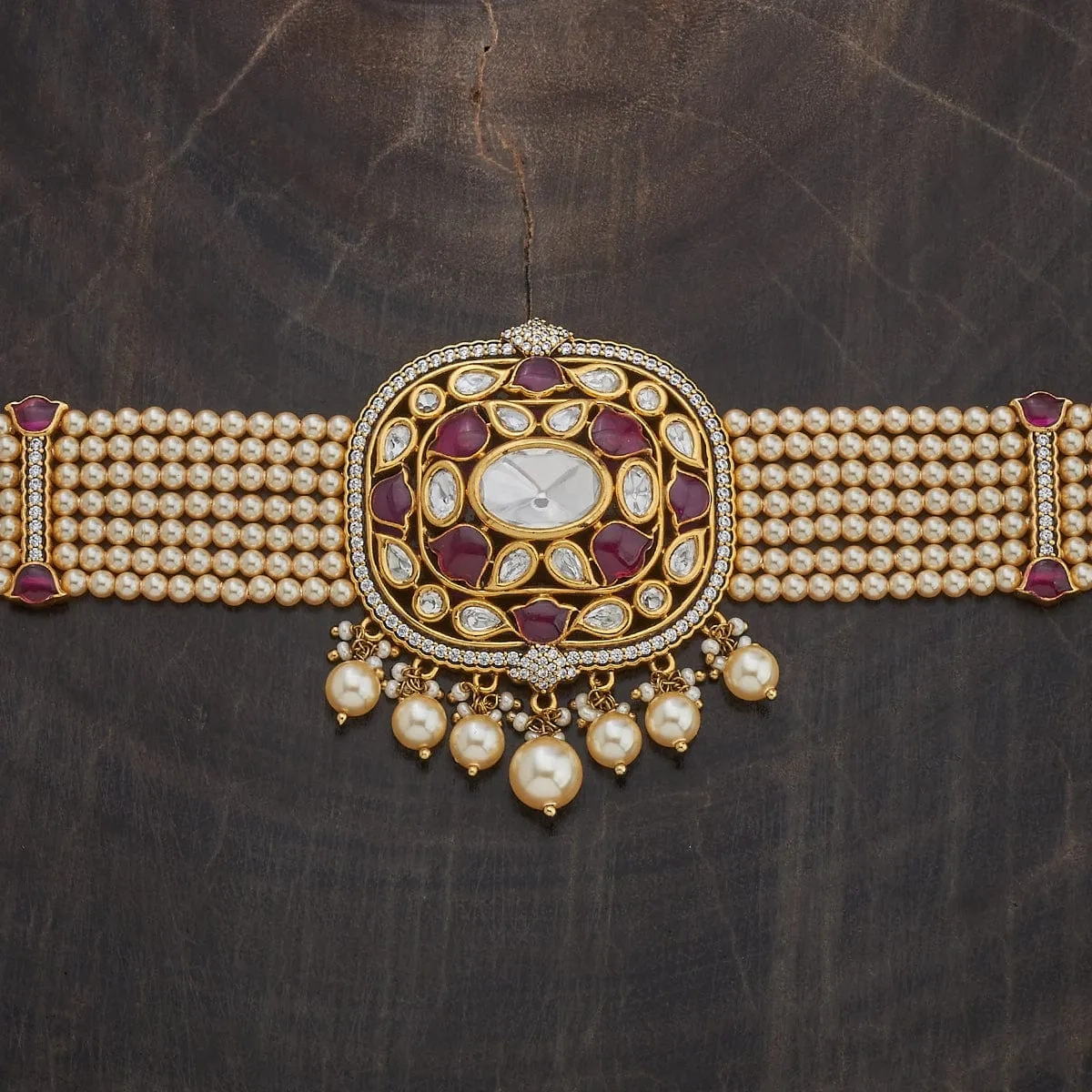 Kundan Necklace 178327