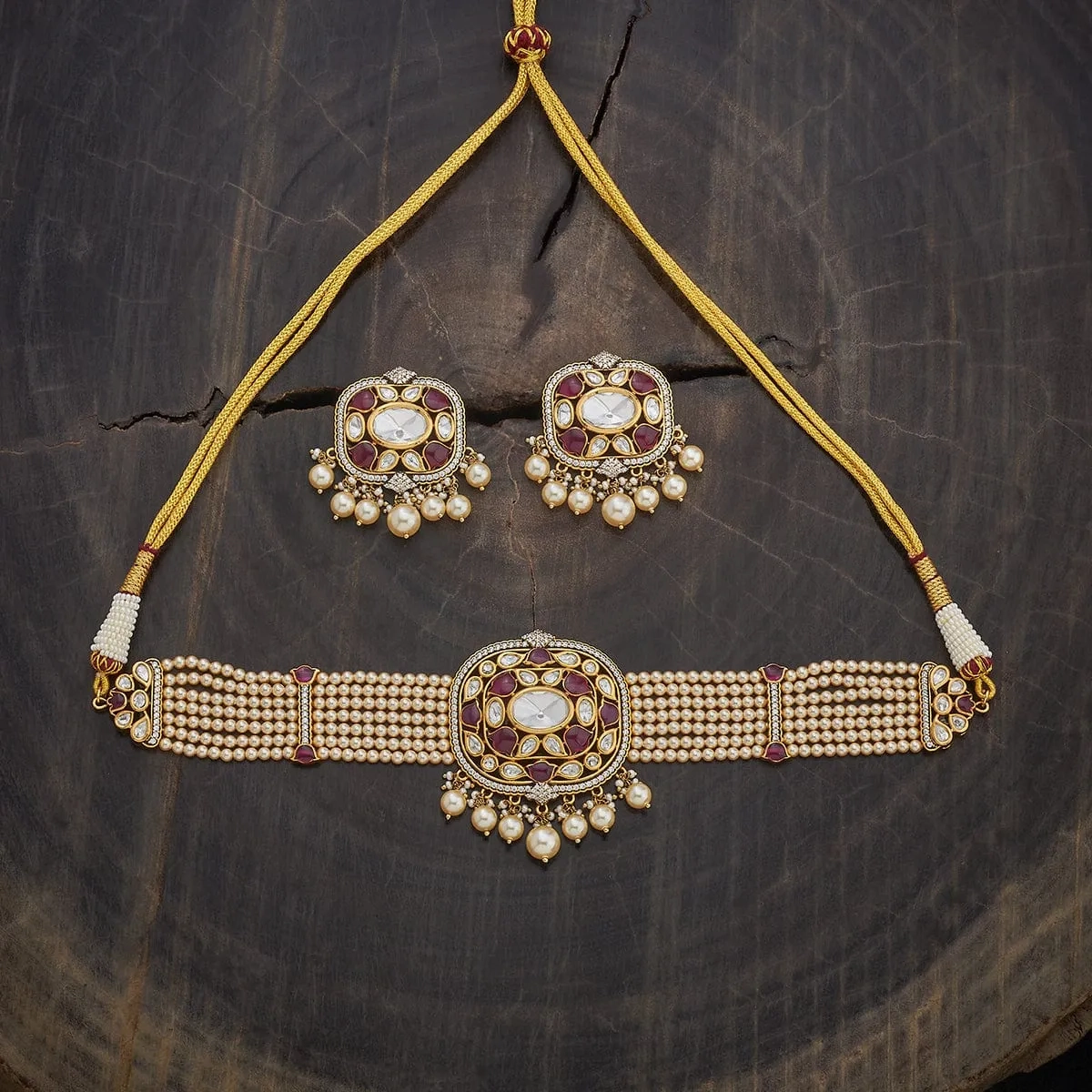 Kundan Necklace 178327