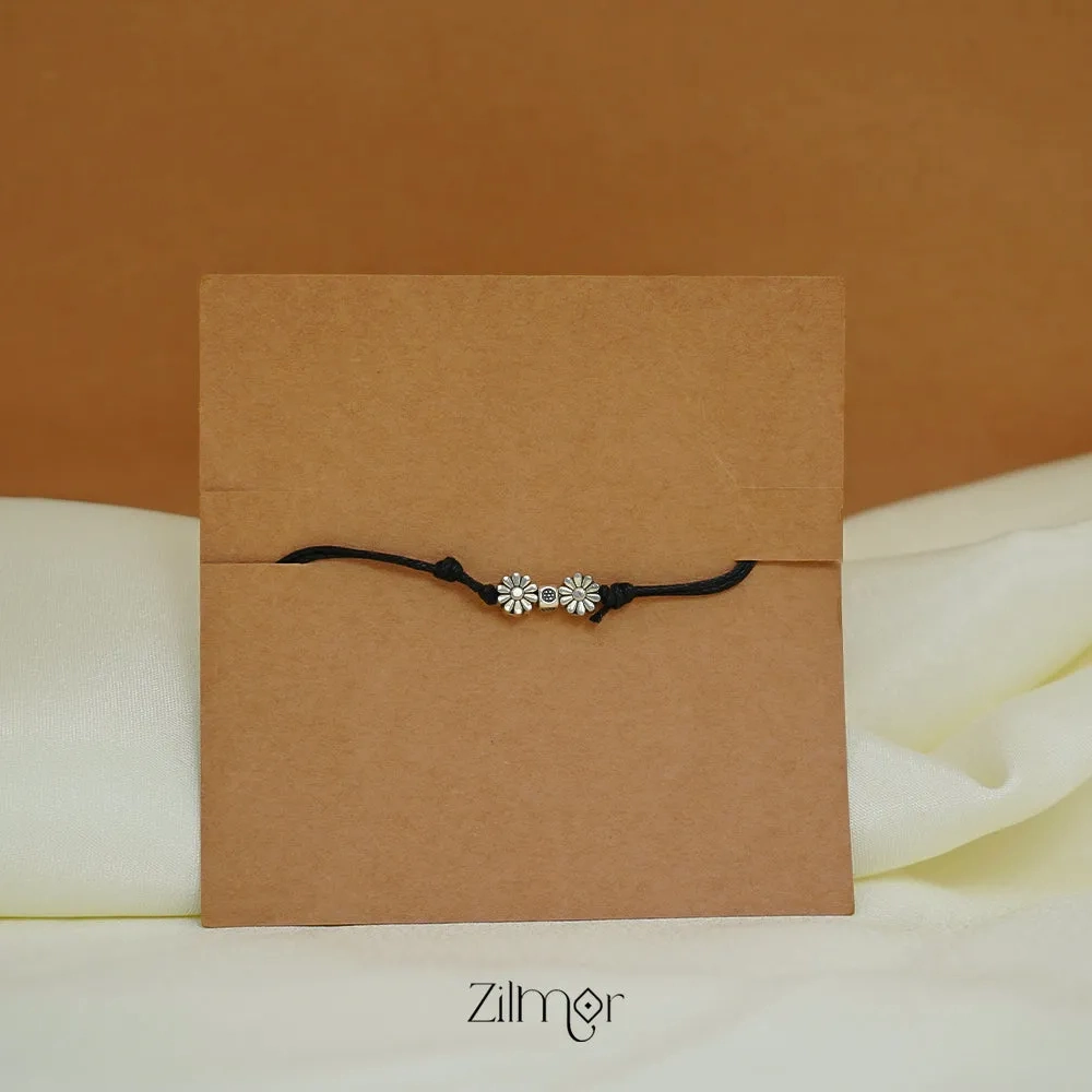KY101143 - Flower and Small beads Anklet
