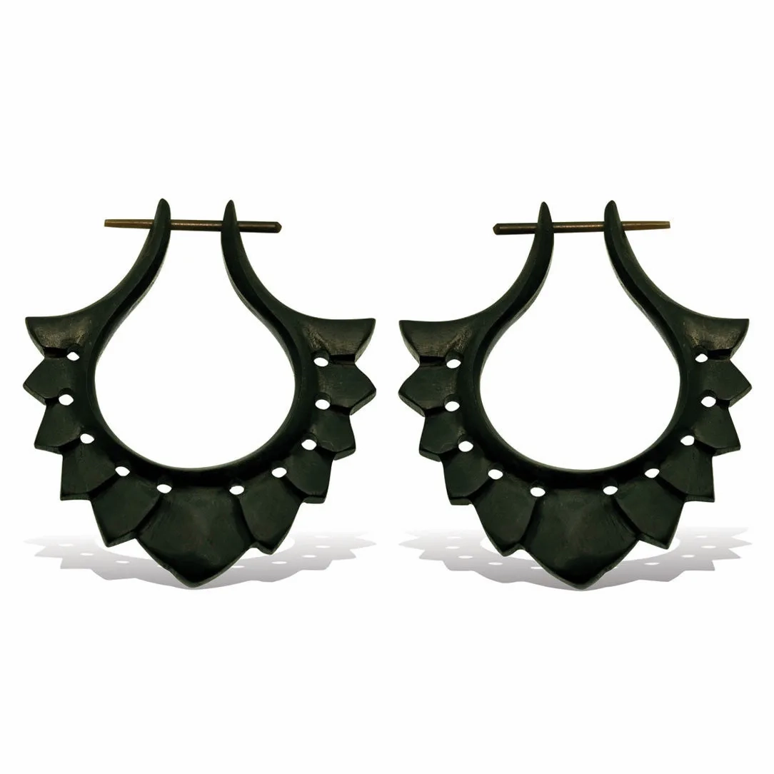 Kymani Hoops - Wood