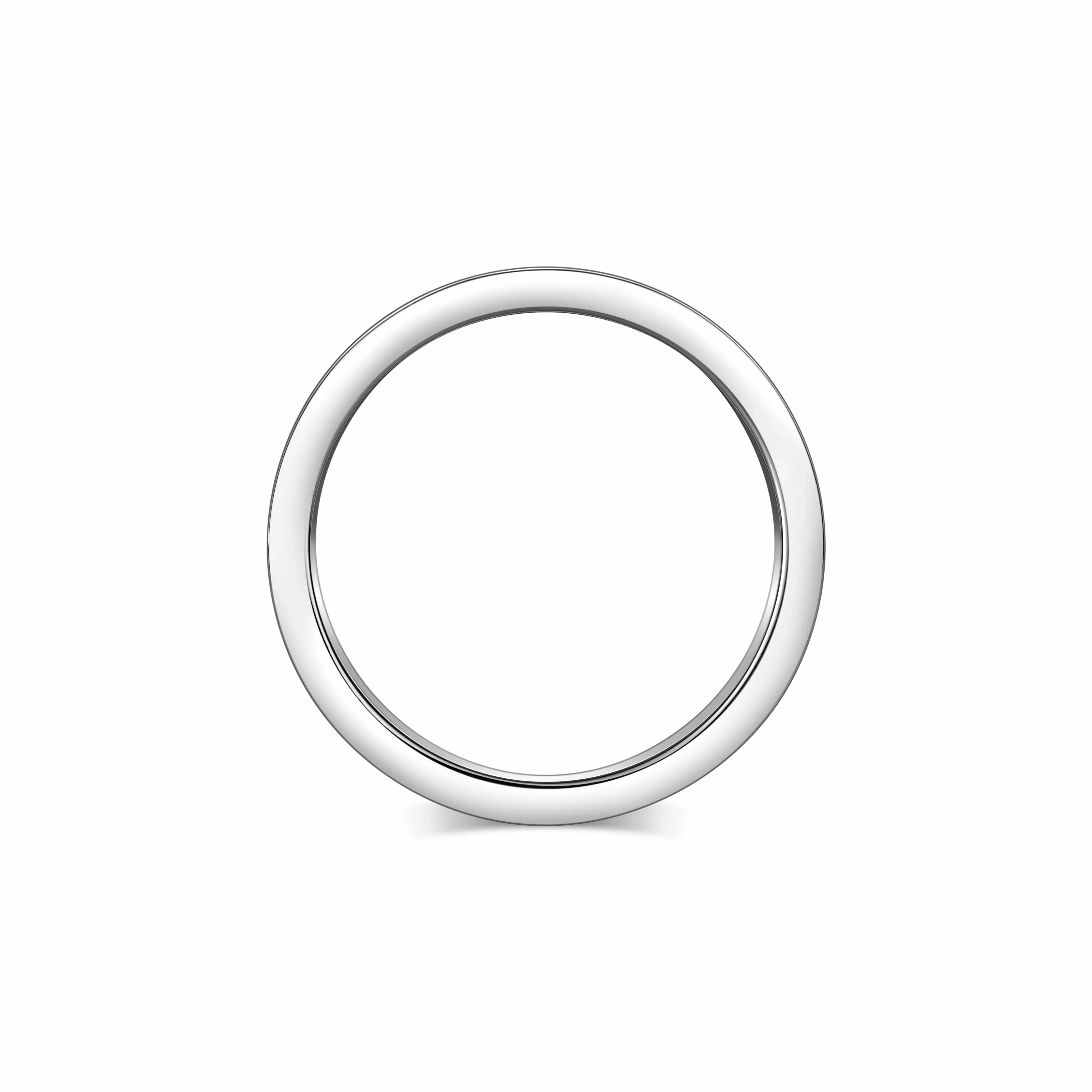 L'Arc de DAVIDOR Ring MM, 18k White Gold with Fraise Lacquered Ceramic