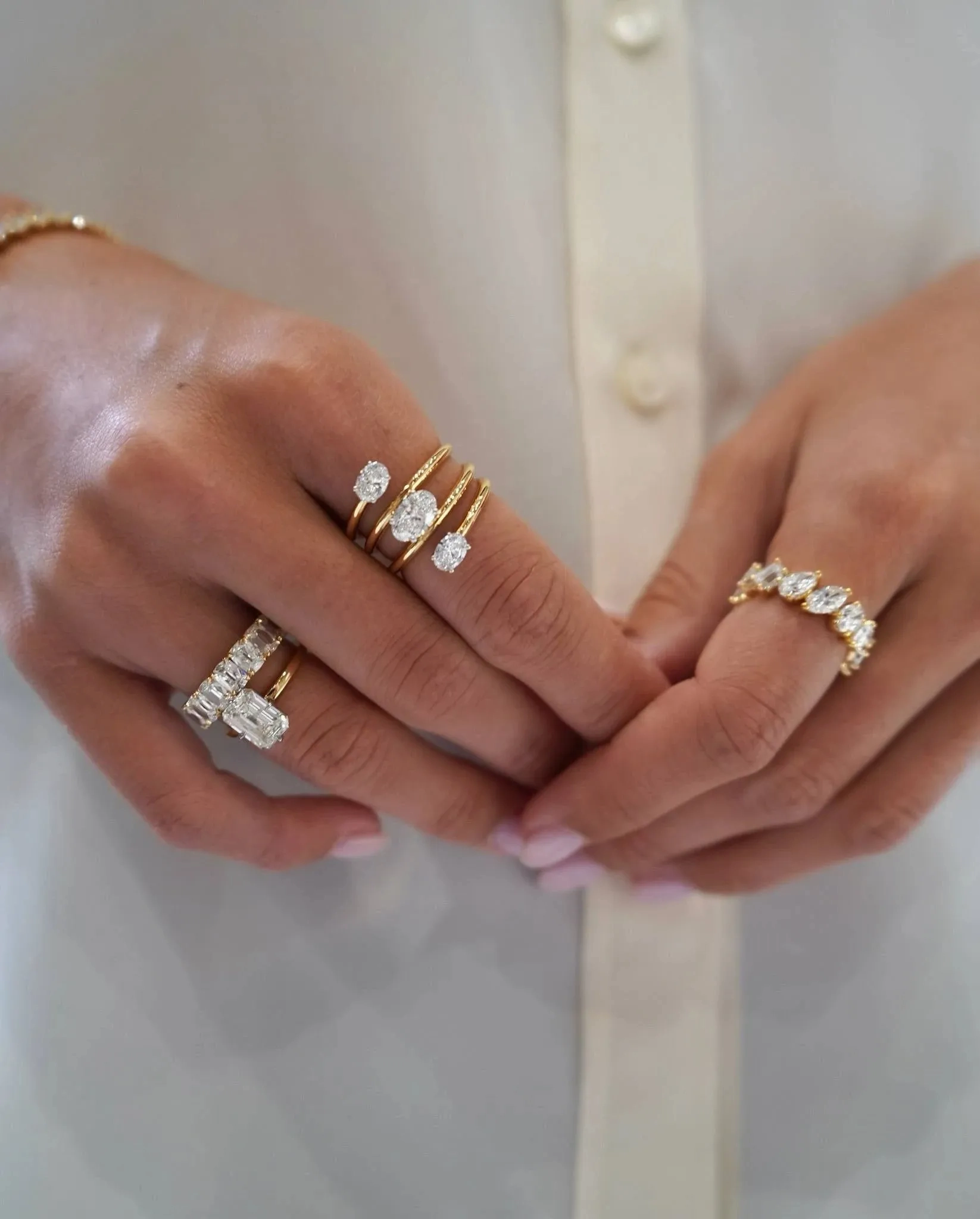 Lab Diamond Fashion Ring