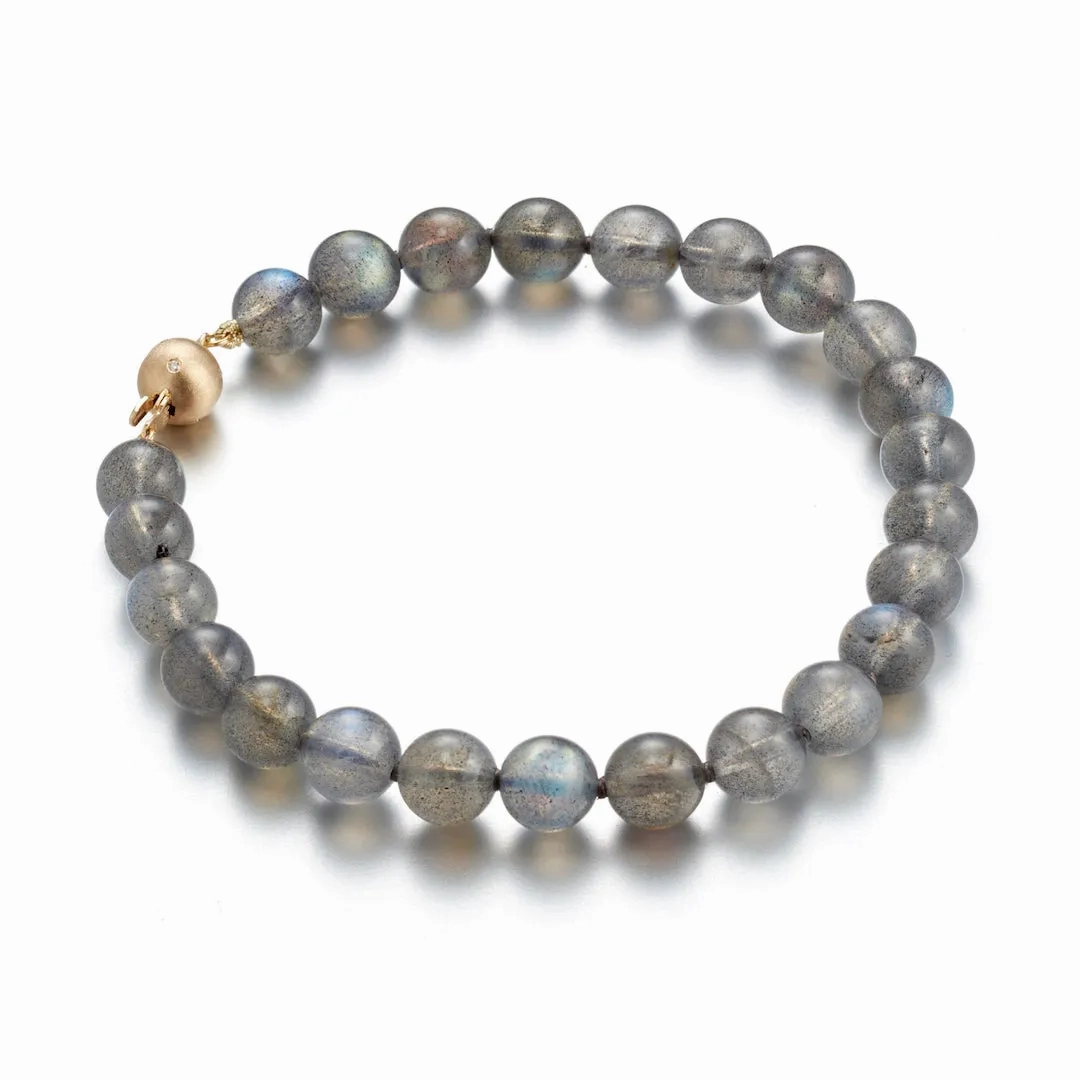 Laguna Bracelet in Labradorite &amp; Diamonds