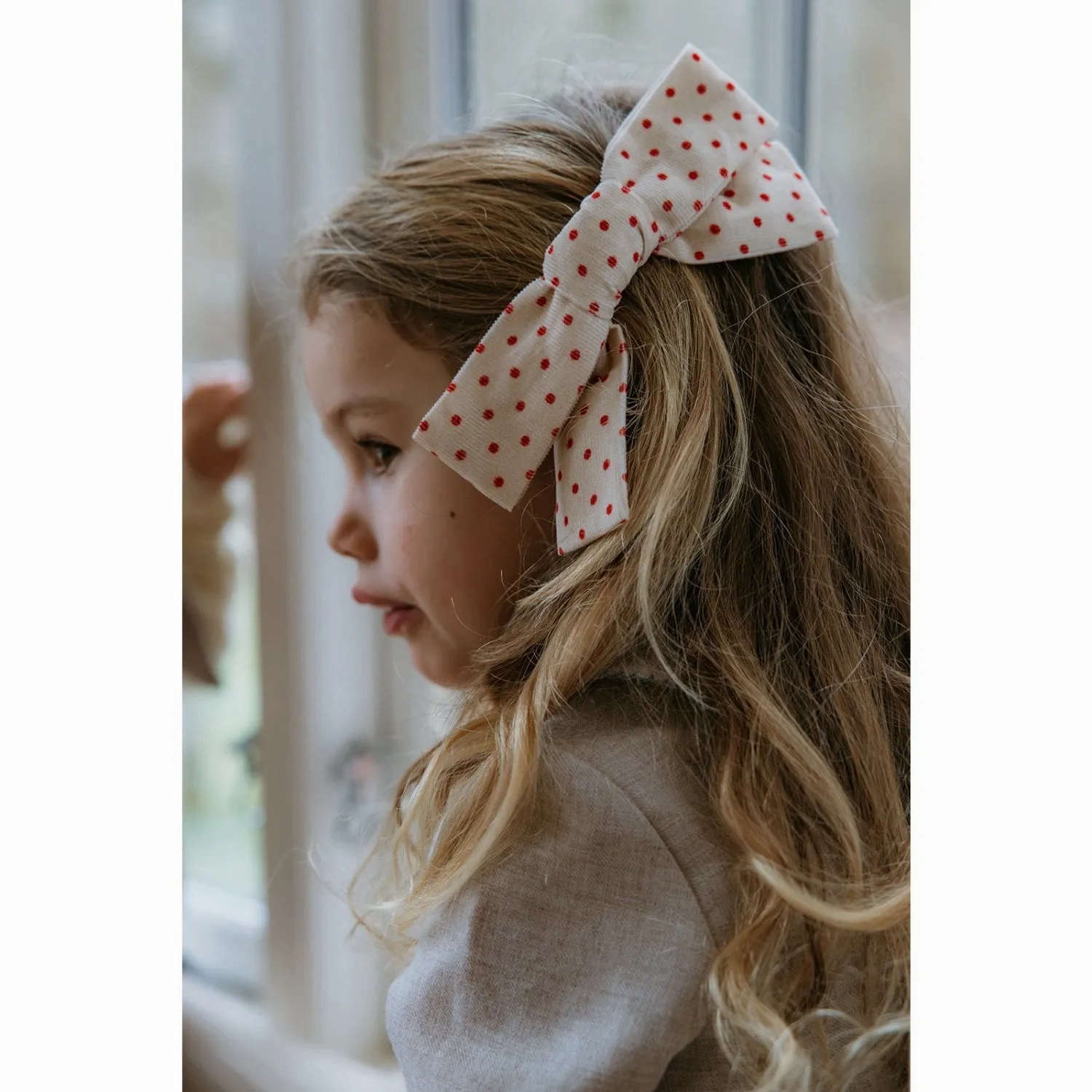 Lalaby Red Dot Big Hair Bow
