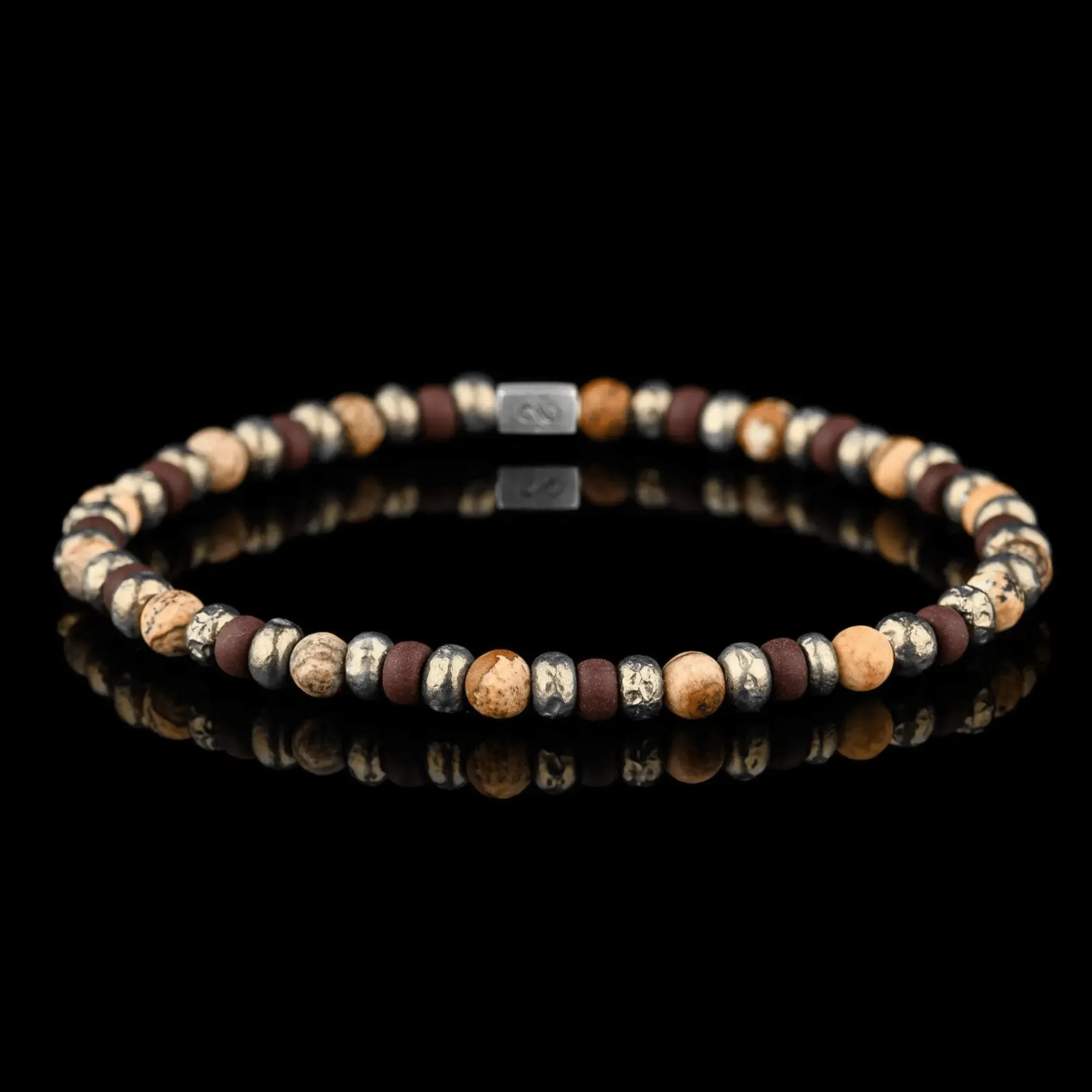 Landscape Jasper Baroque Bracelet IX (4mm)