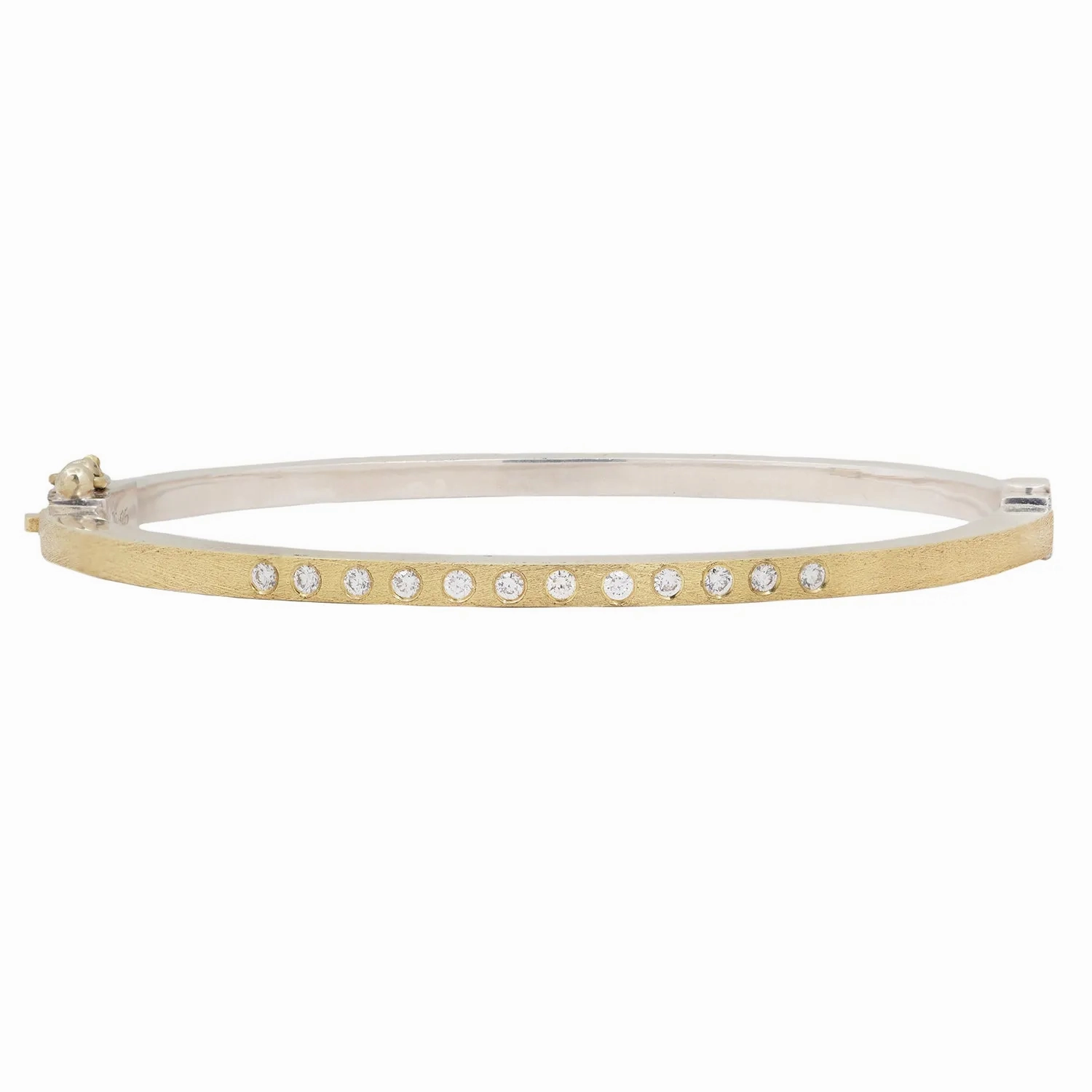 Laura Diamond Gold Bangle