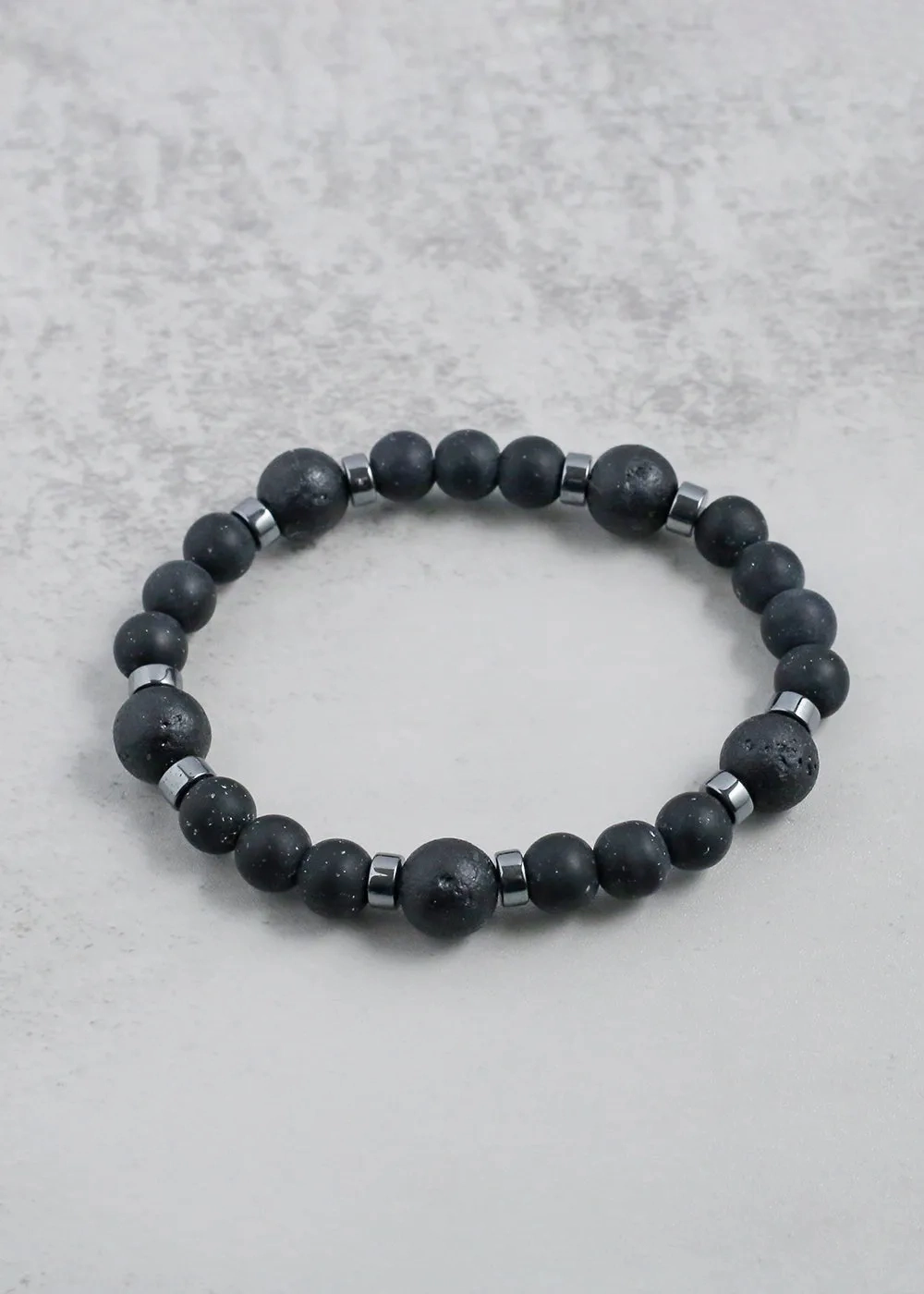 Lava Rock Bead Bracelet
