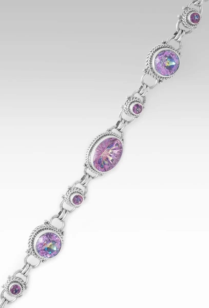 Let Your Faith Shine Bracelet? in Wanderjahr? Mystic Quartz, Lotus Blossom? Mystic Quartz &amp; English Tearose? Mystic Topaz