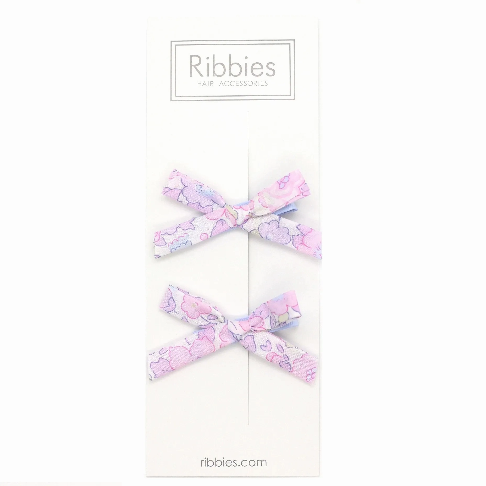 Liberty of London Schoolgirl Bows - Betsy Pastel Pink