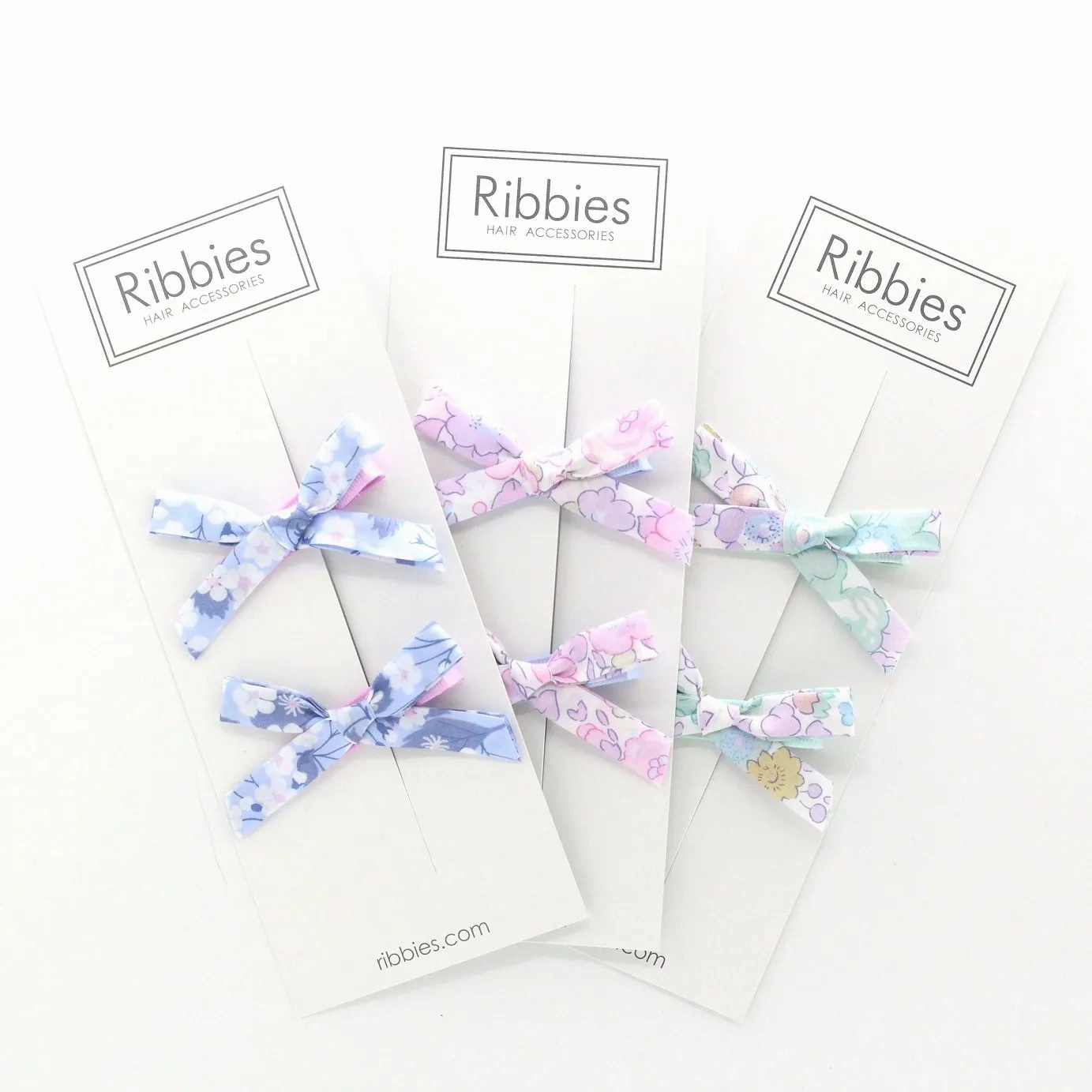 Liberty of London Schoolgirl Bows - Betsy Pastel Pink