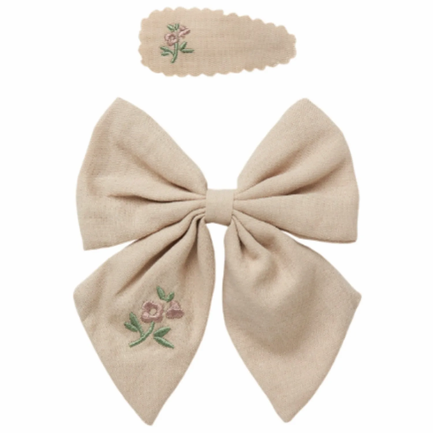 Lil'Atelier Gray Morn Lilja 2-Pack Hair Clips