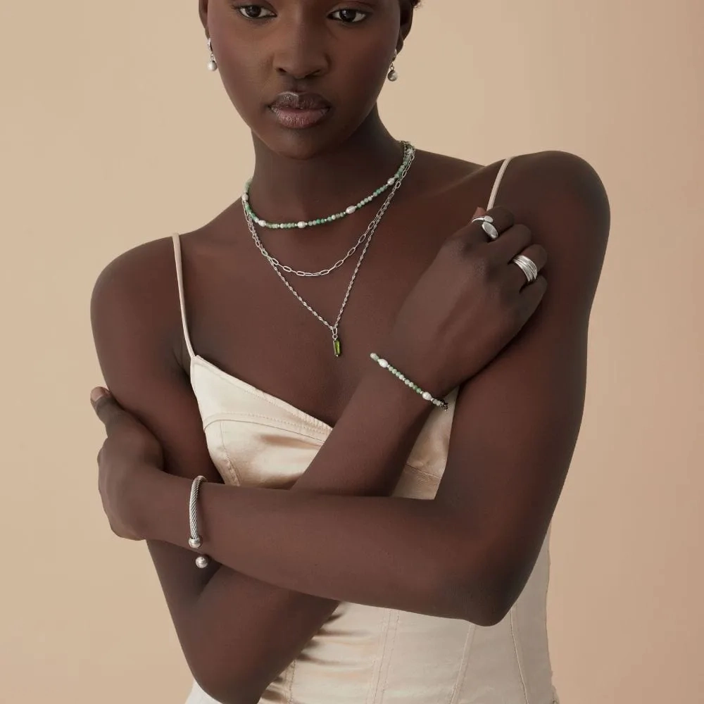 Lila Pearl Bracelet