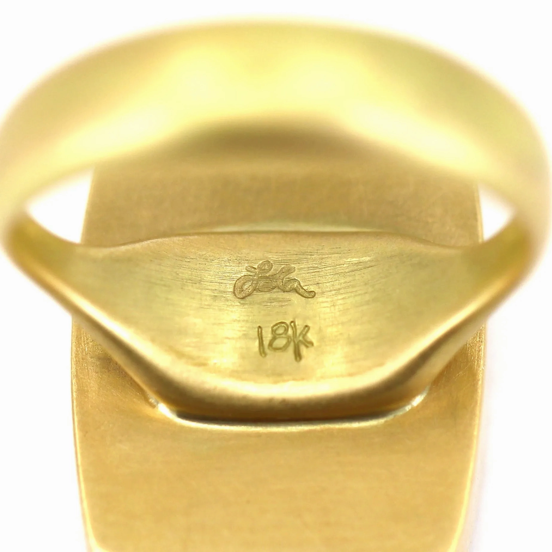 Lola Brooks 17.11 Carat Pyrite in Quartz Yellow Gold One of a Kind Ring