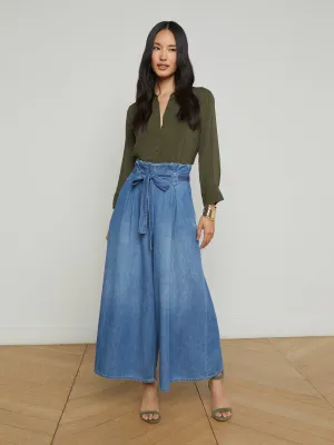 Lowen Cropped Weitbeinjeans