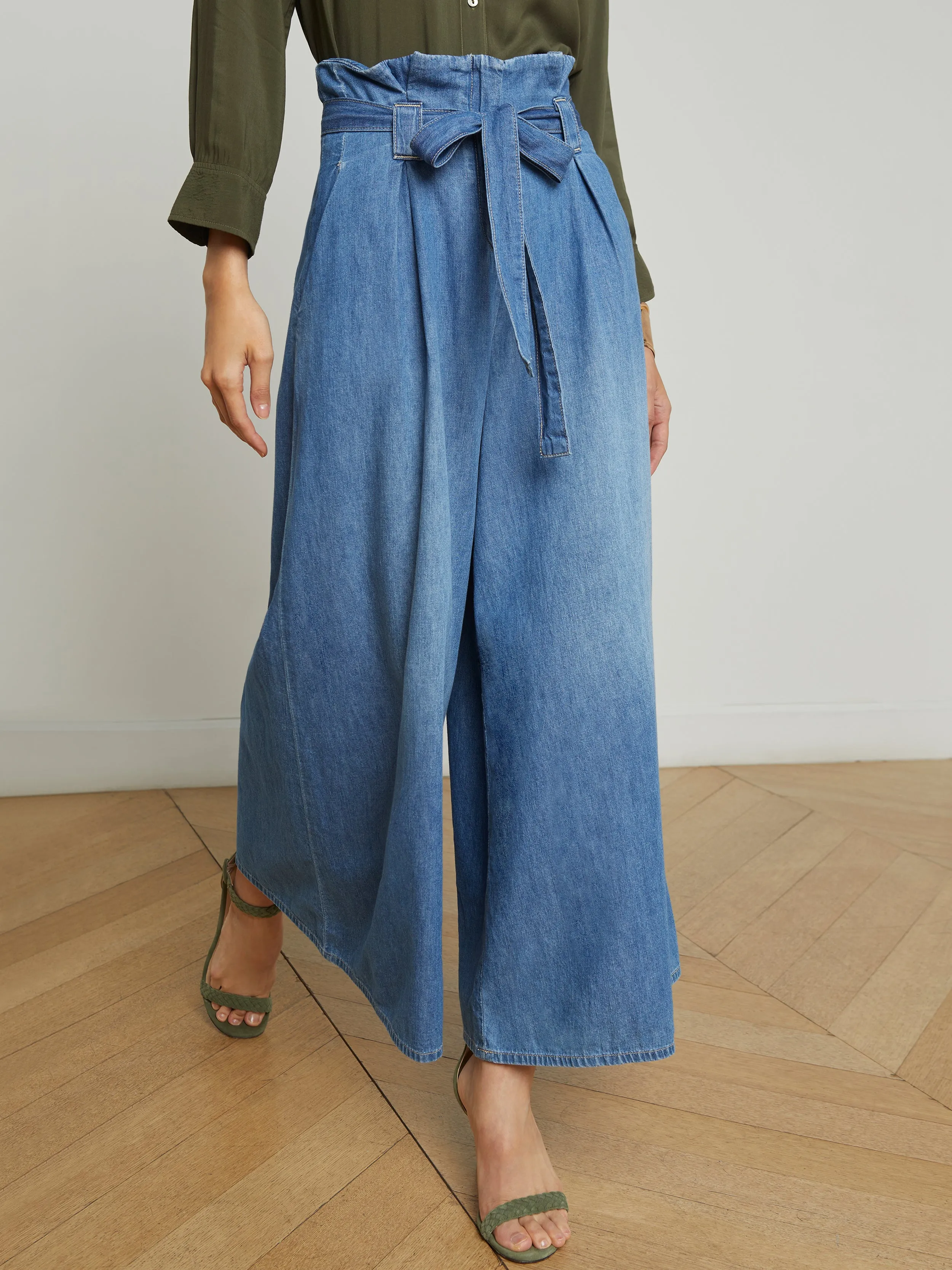 Lowen Cropped Weitbeinjeans