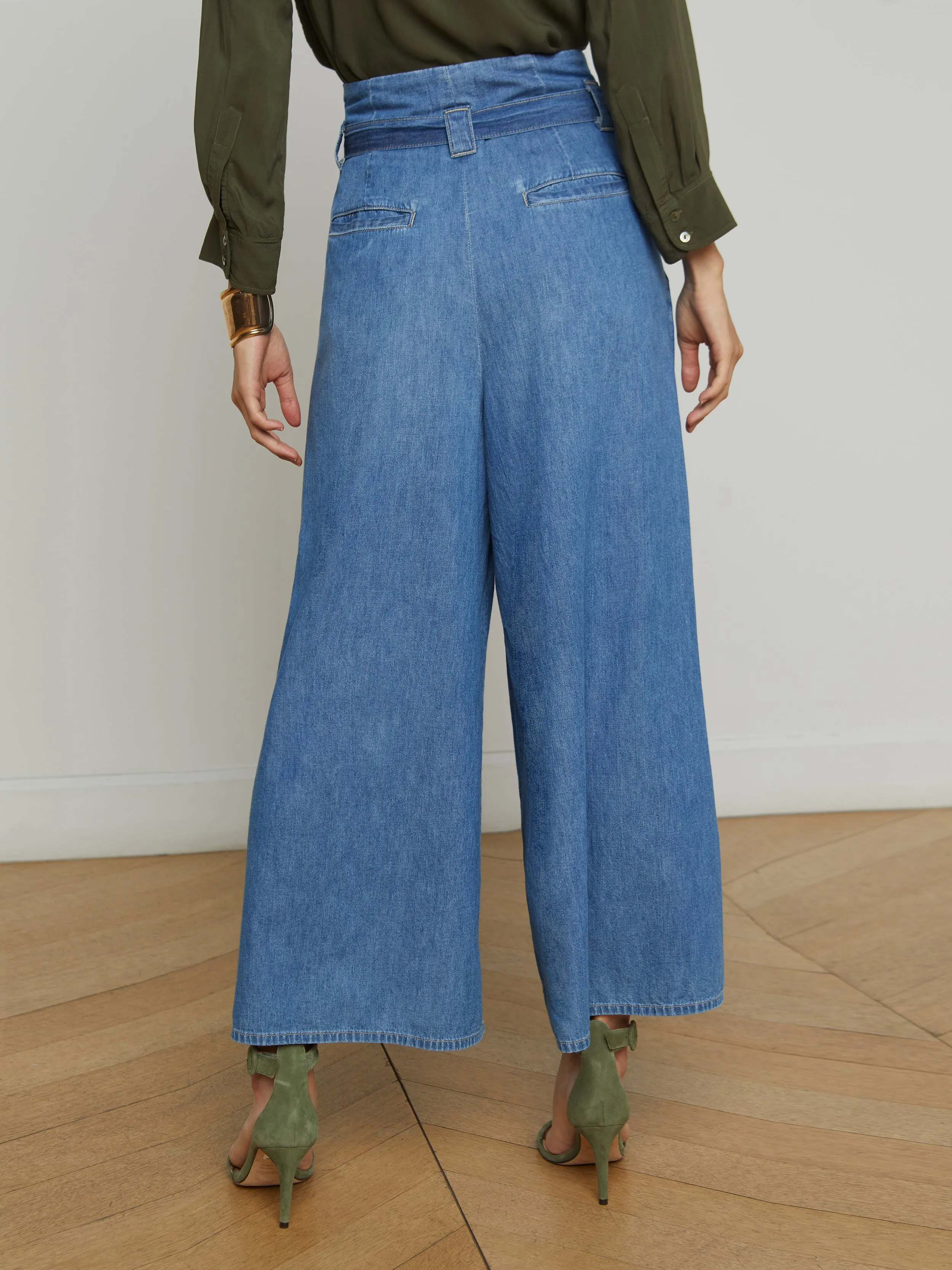 Lowen Cropped Weitbeinjeans