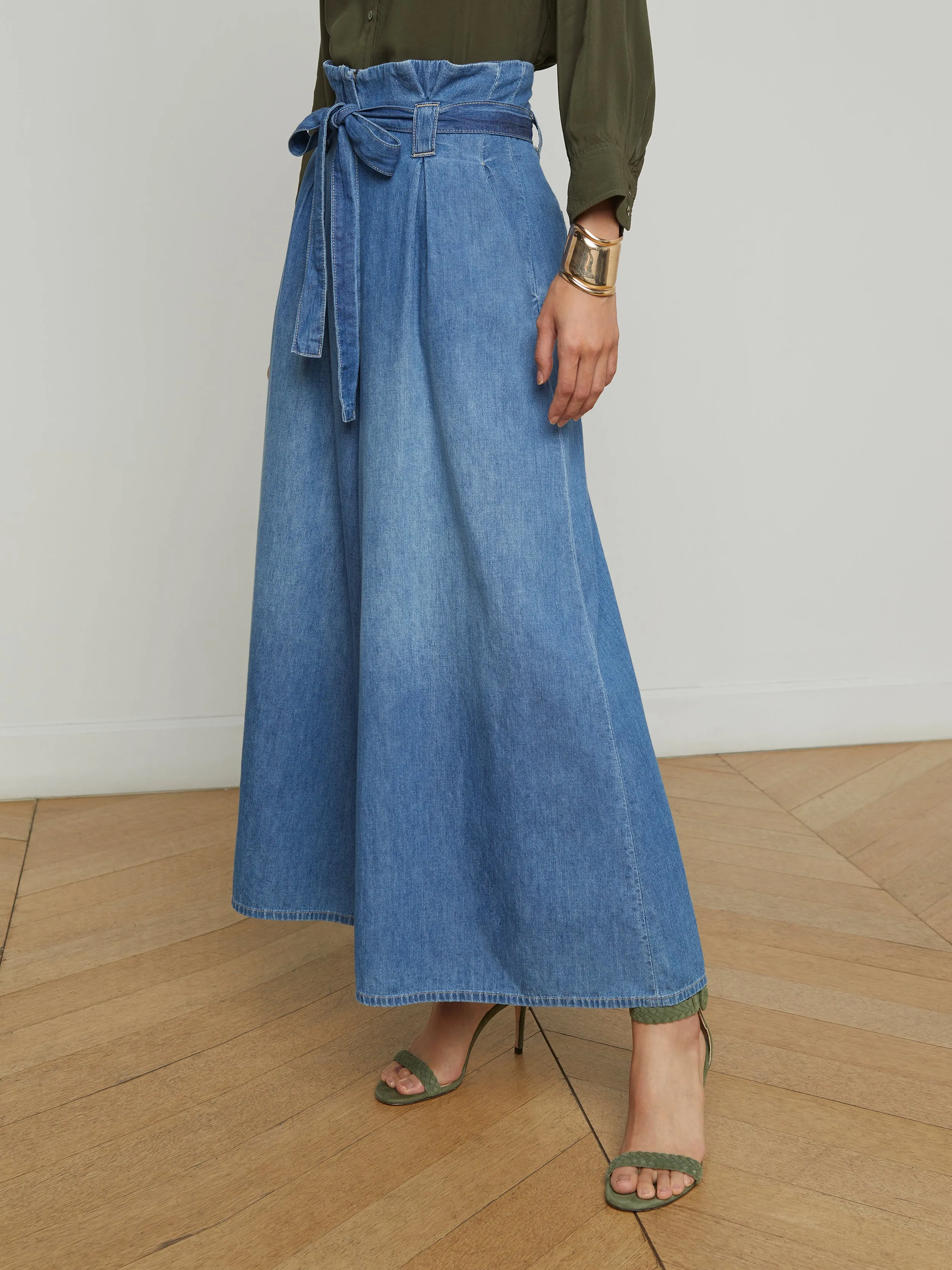 Lowen Cropped Weitbeinjeans
