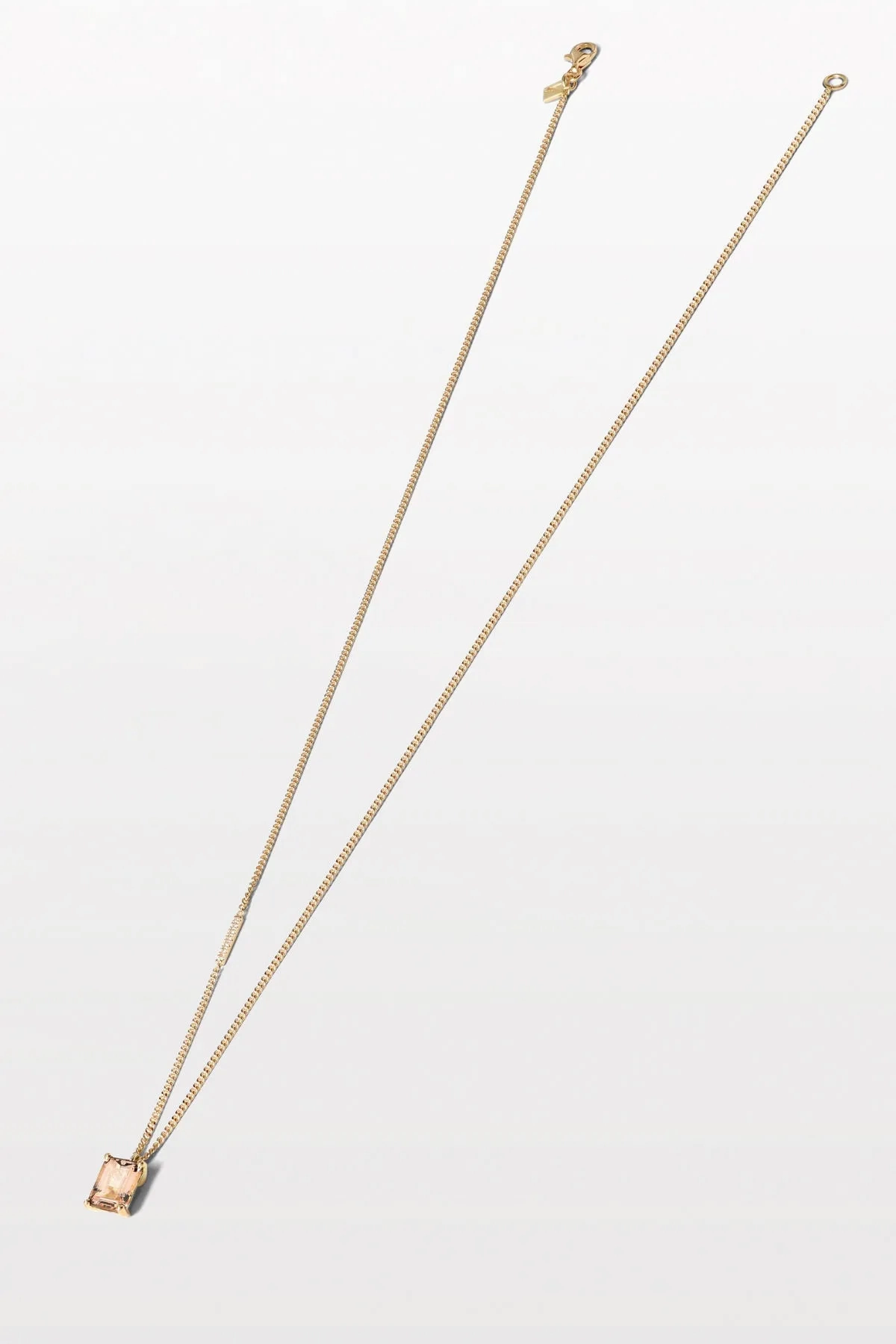 Lustre 01 18K Gold Necklace w. Morganite