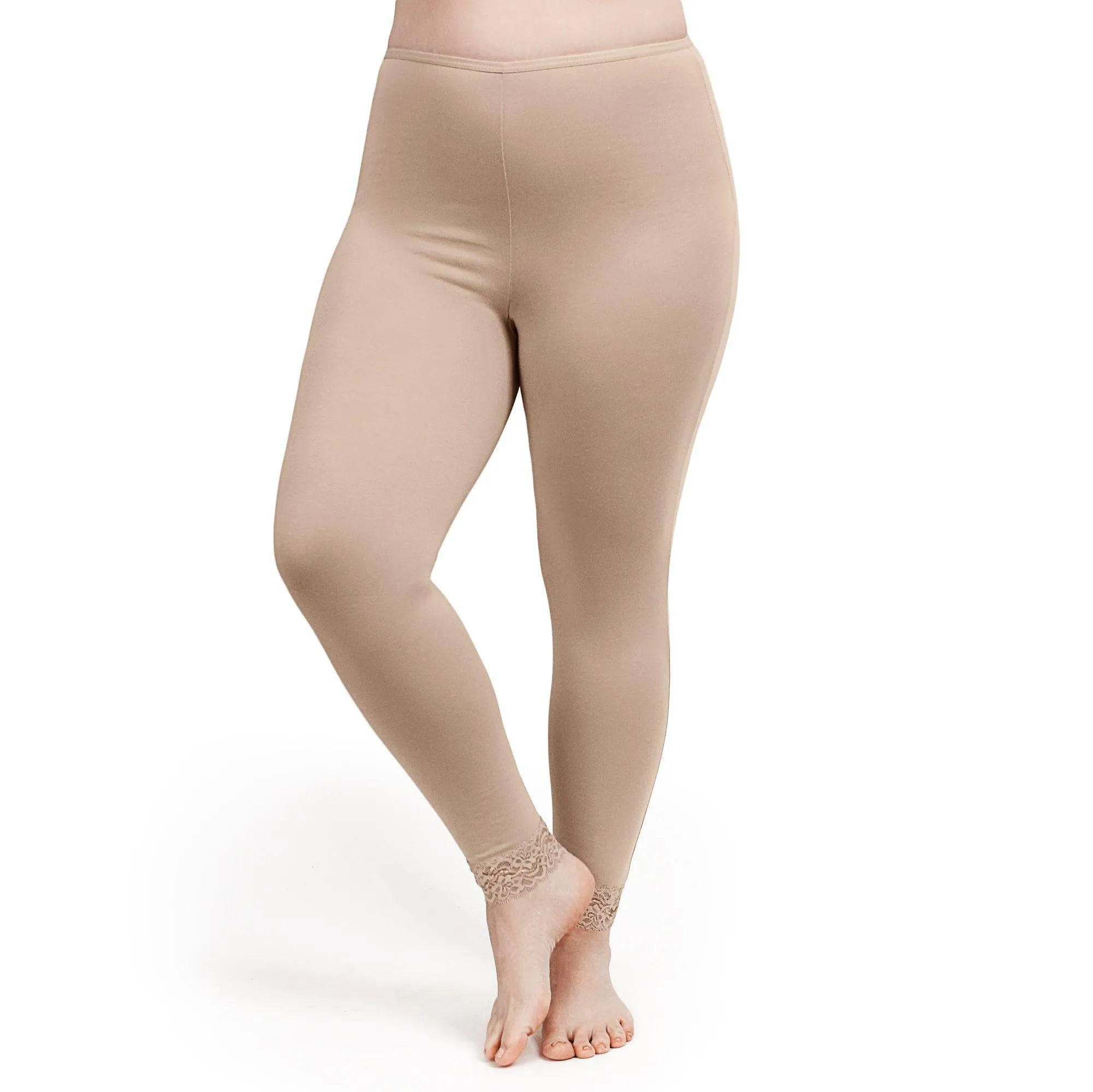 Luxus Baumwoll-Langunterhose Legging 28