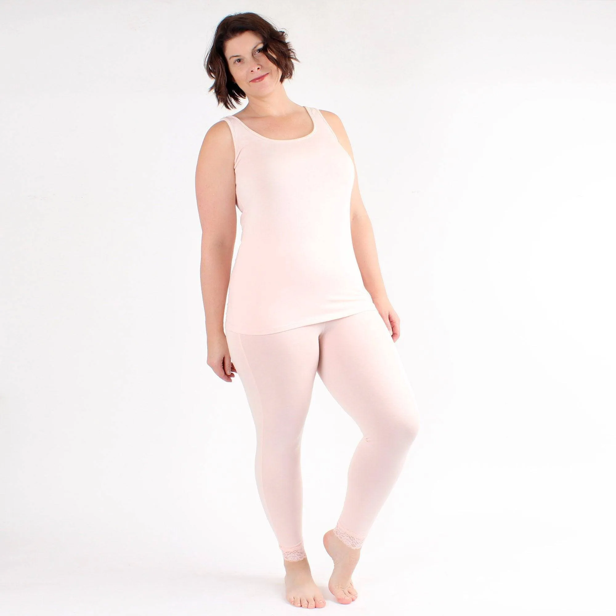 Luxus Baumwoll-Langunterhose Legging 28