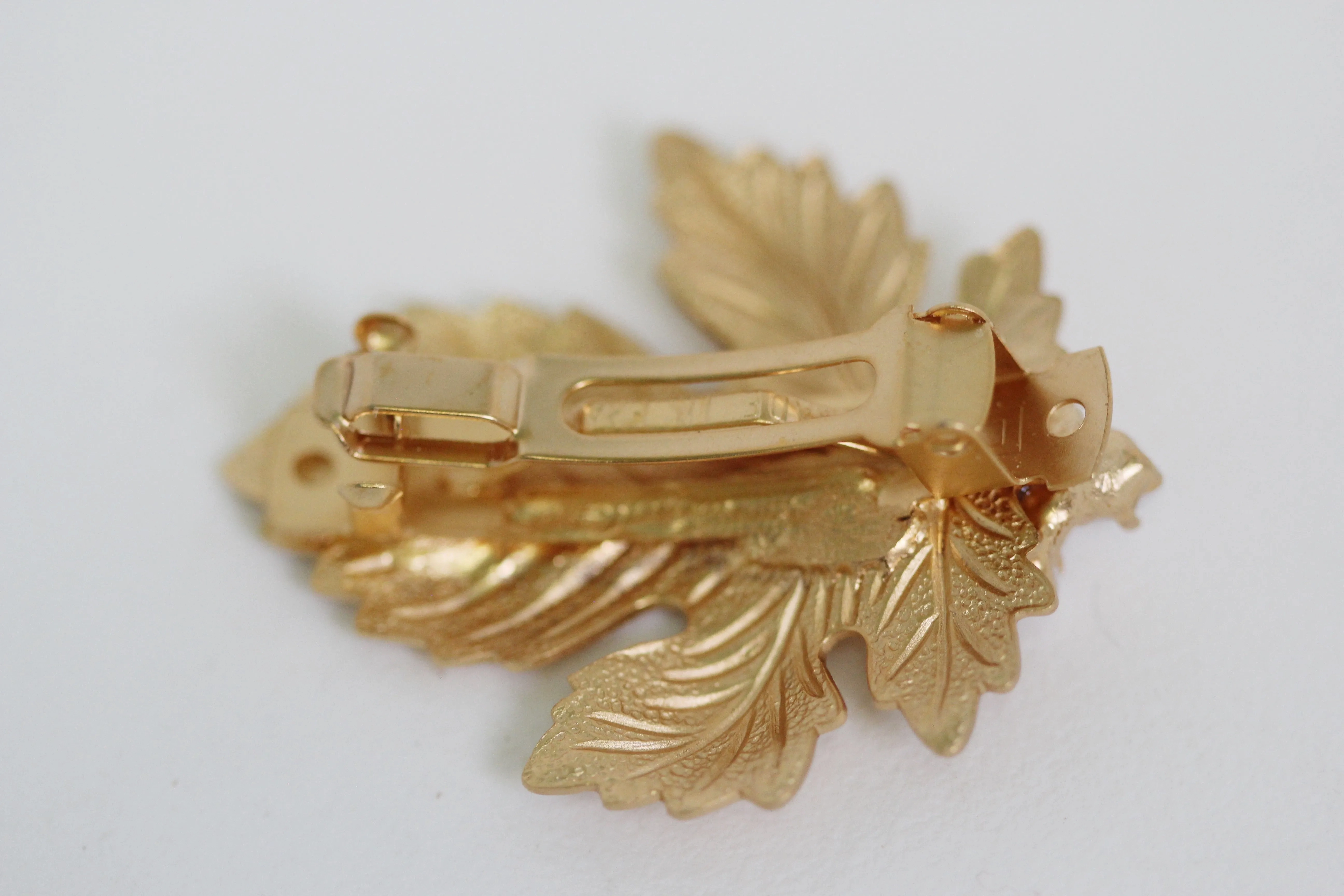 Made to Order * Fig Leaf Pearls Barrette