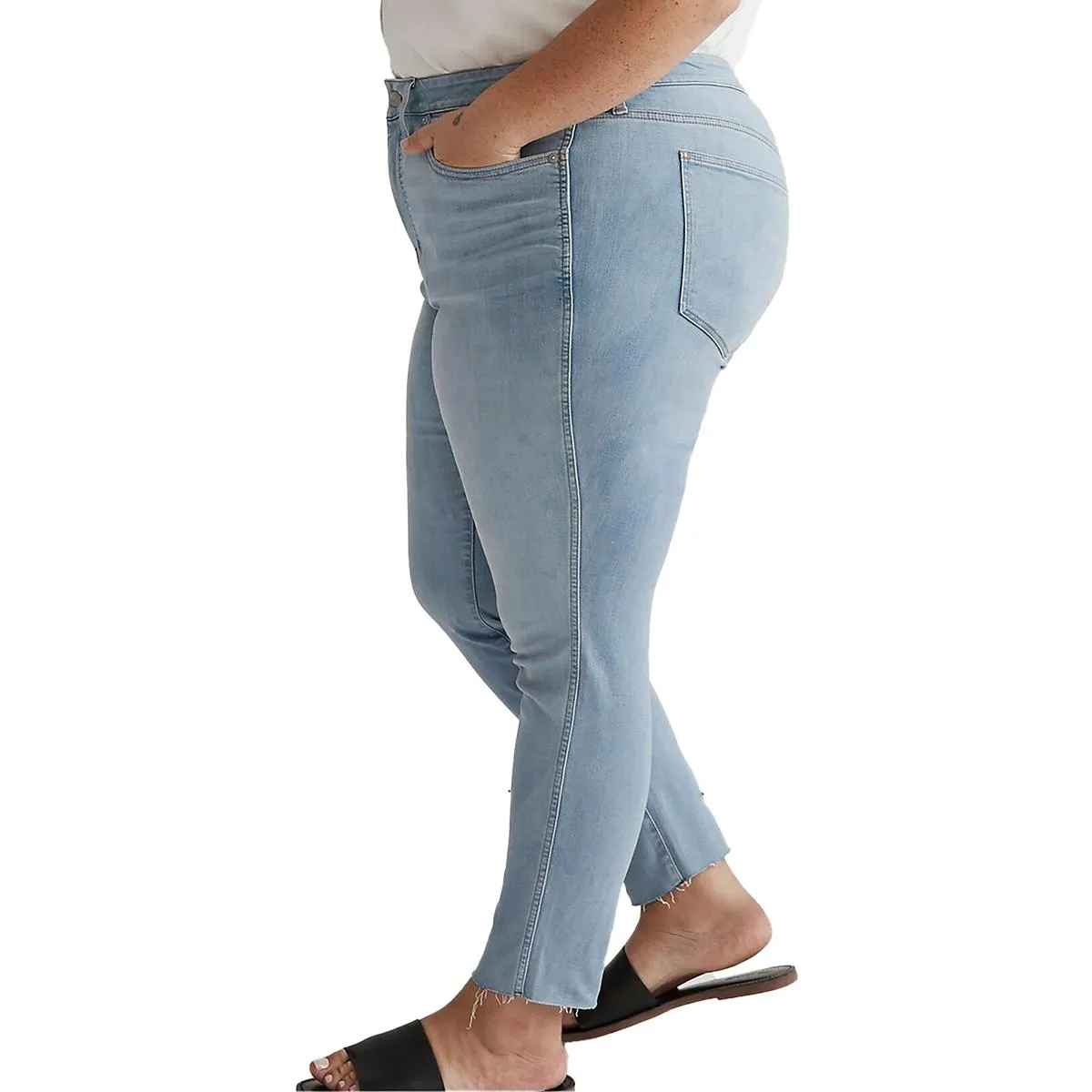 Madewell Damen Plus High-Rise Cropped Skinny Jeans
