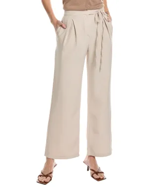 Madison Miles Plissierte Gerade Hose