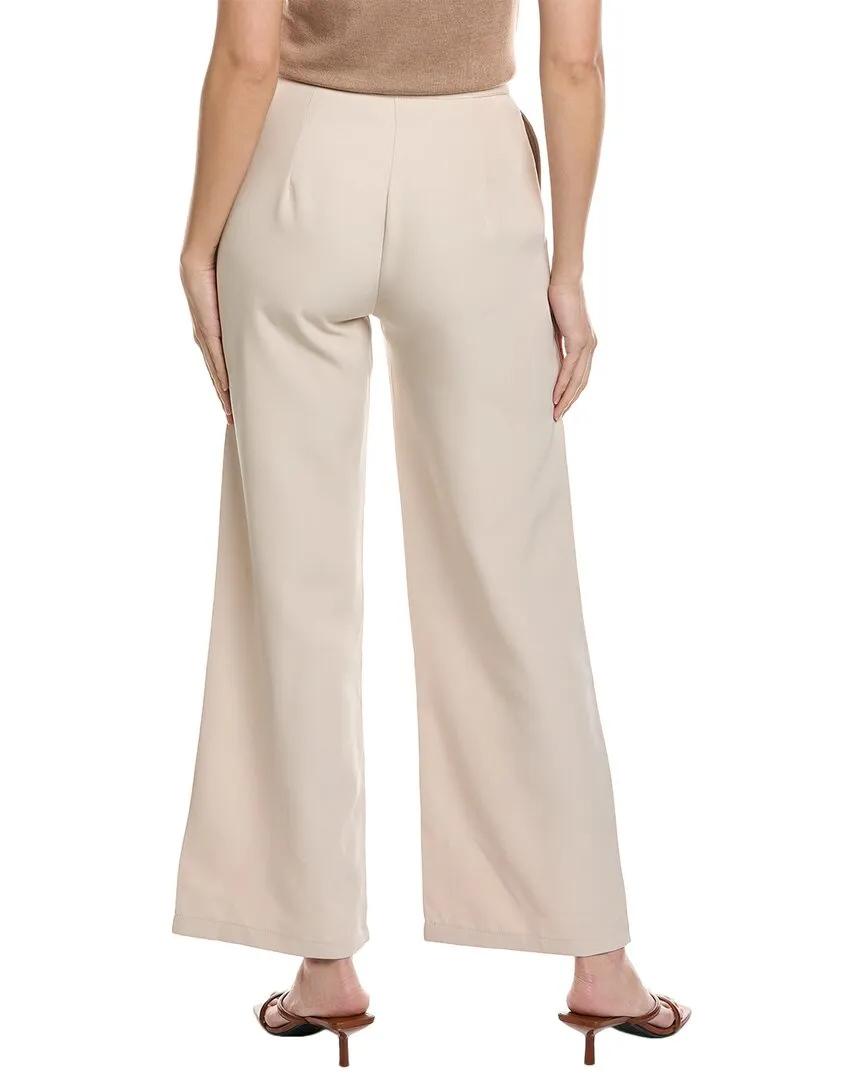 Madison Miles Plissierte Gerade Hose