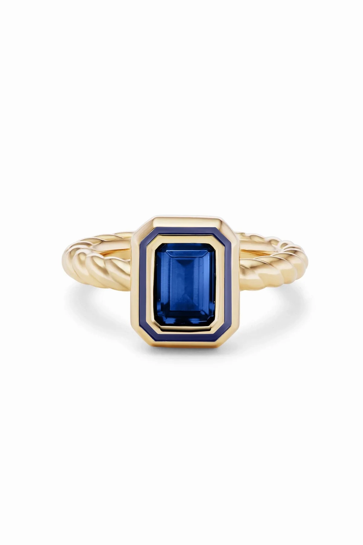 Madison Rectangle Bezel Stack Ring
