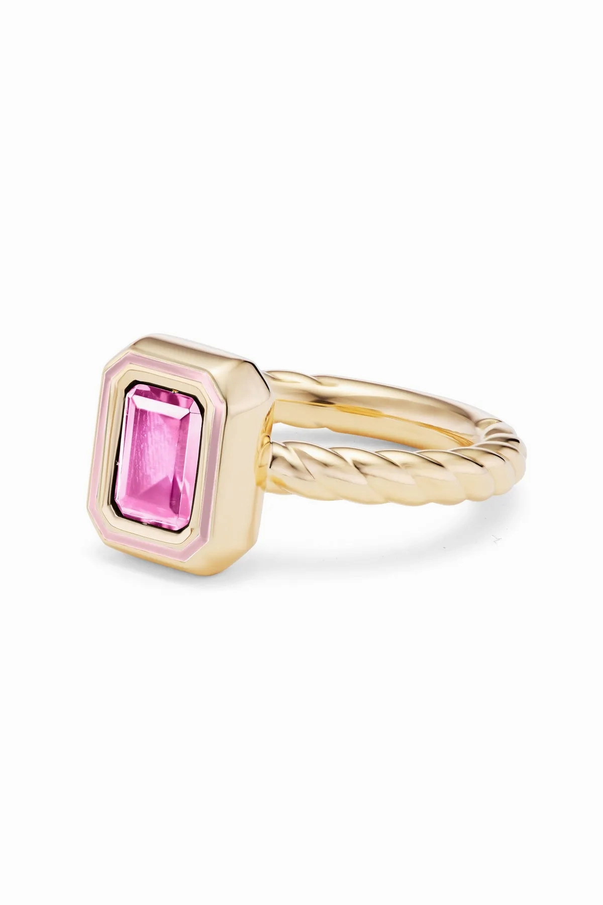 Madison Rectangle Bezel Stack Ring